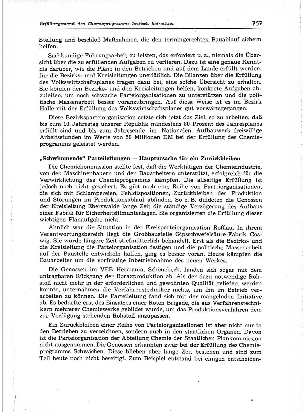 Neuer Weg (NW), Organ des Zentralkomitees (ZK) der SED (Sozialistische Einheitspartei Deutschlands) für Fragen des Parteiaufbaus und des Parteilebens, 14. Jahrgang [Deutsche Demokratische Republik (DDR)] 1959, Seite 757 (NW ZK SED DDR 1959, S. 757)