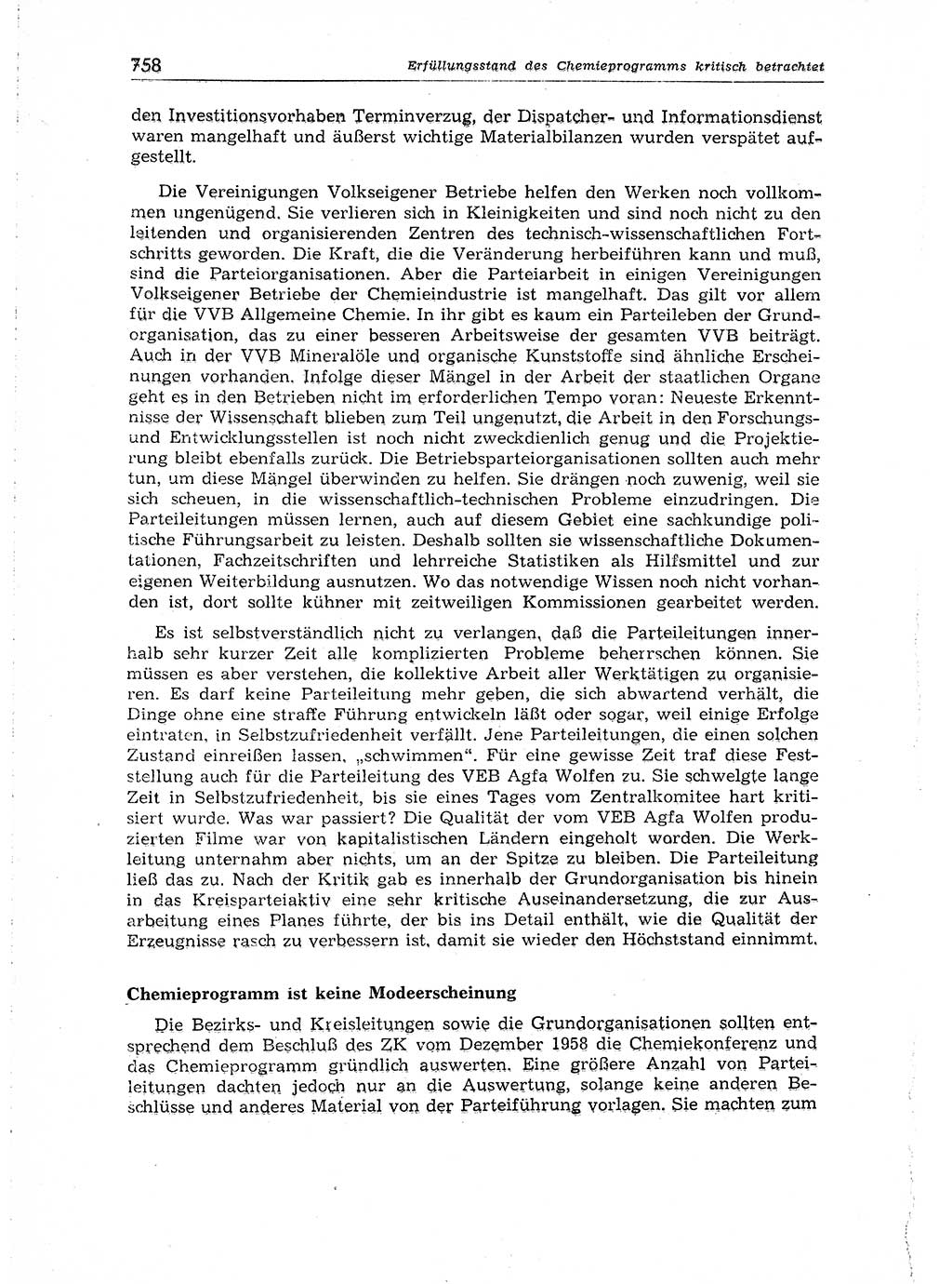 Neuer Weg (NW), Organ des Zentralkomitees (ZK) der SED (Sozialistische Einheitspartei Deutschlands) für Fragen des Parteiaufbaus und des Parteilebens, 14. Jahrgang [Deutsche Demokratische Republik (DDR)] 1959, Seite 758 (NW ZK SED DDR 1959, S. 758)