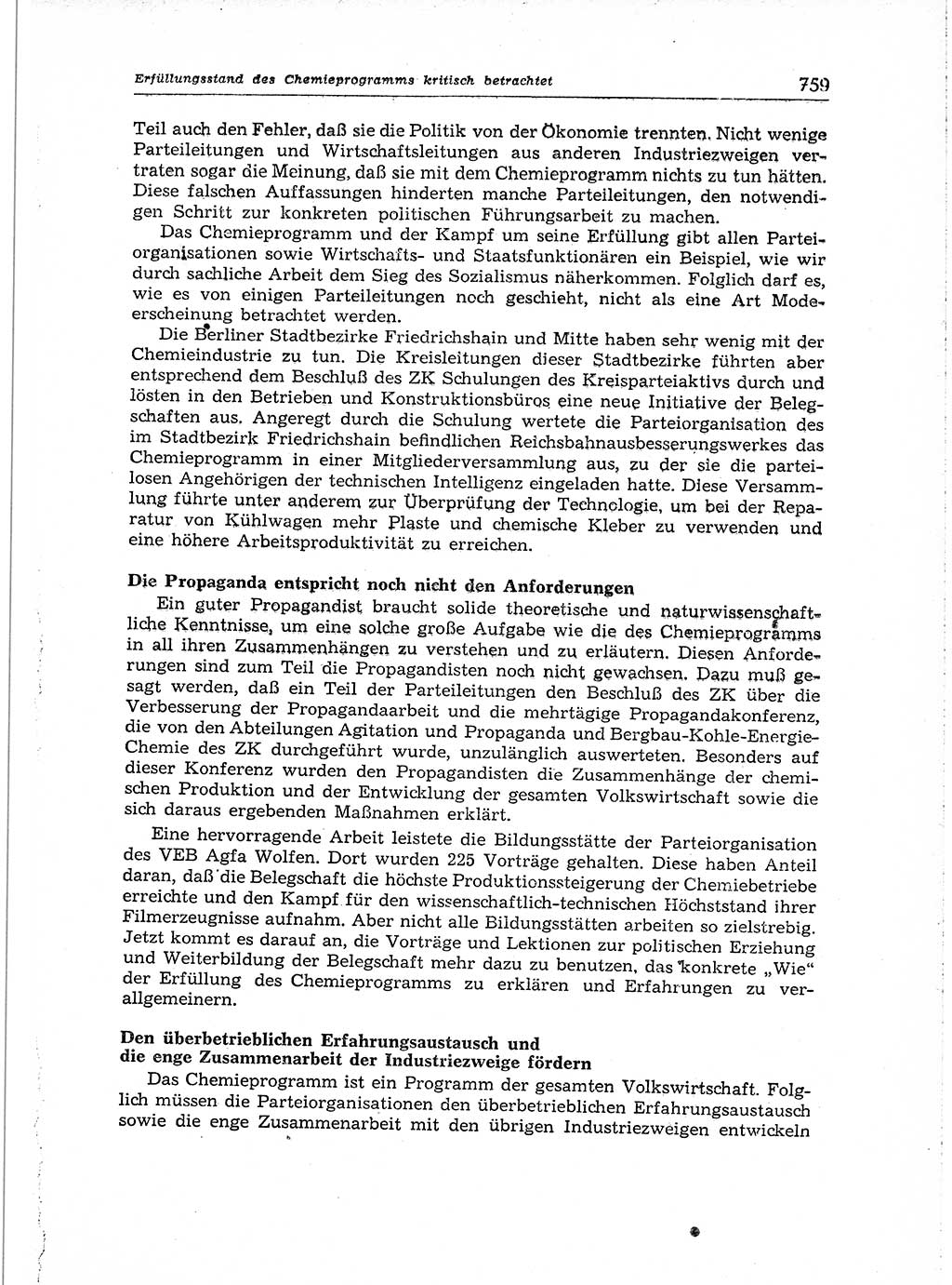 Neuer Weg (NW), Organ des Zentralkomitees (ZK) der SED (Sozialistische Einheitspartei Deutschlands) für Fragen des Parteiaufbaus und des Parteilebens, 14. Jahrgang [Deutsche Demokratische Republik (DDR)] 1959, Seite 759 (NW ZK SED DDR 1959, S. 759)