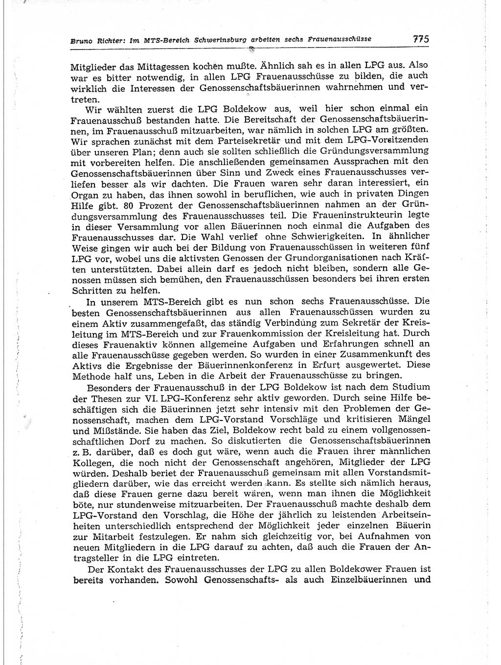 Neuer Weg (NW), Organ des Zentralkomitees (ZK) der SED (Sozialistische Einheitspartei Deutschlands) für Fragen des Parteiaufbaus und des Parteilebens, 14. Jahrgang [Deutsche Demokratische Republik (DDR)] 1959, Seite 775 (NW ZK SED DDR 1959, S. 775)