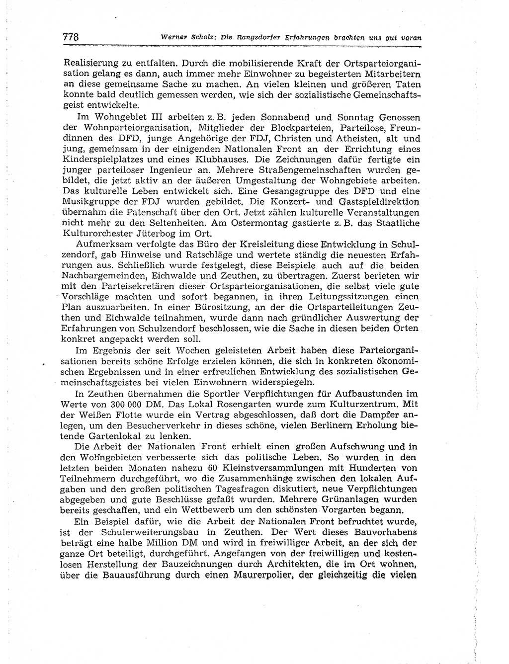 Neuer Weg (NW), Organ des Zentralkomitees (ZK) der SED (Sozialistische Einheitspartei Deutschlands) für Fragen des Parteiaufbaus und des Parteilebens, 14. Jahrgang [Deutsche Demokratische Republik (DDR)] 1959, Seite 778 (NW ZK SED DDR 1959, S. 778)
