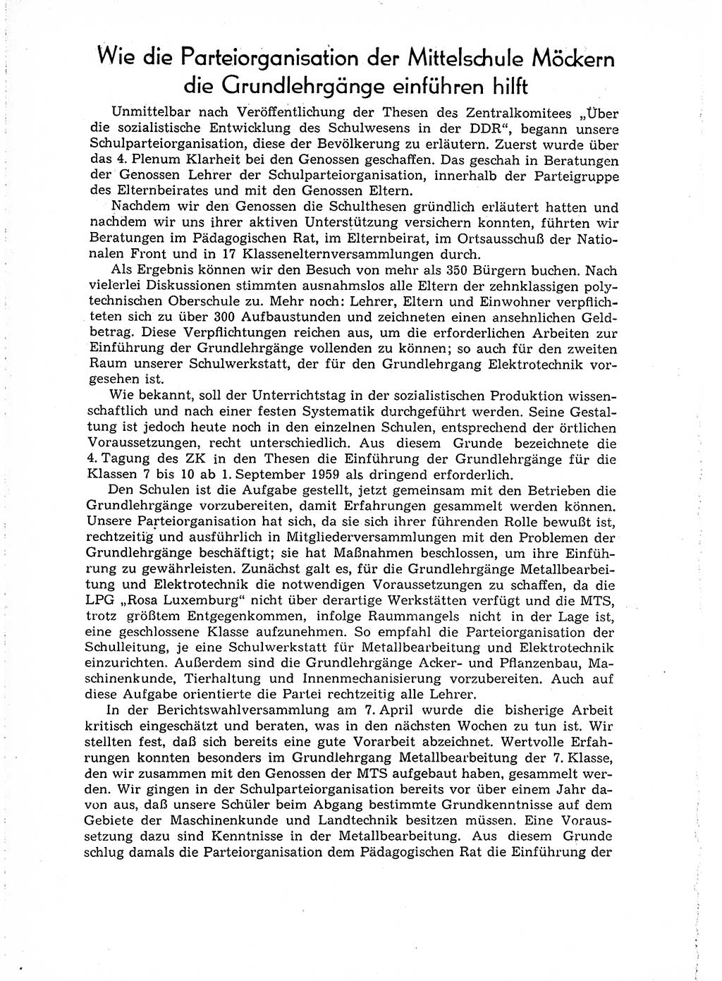 Neuer Weg (NW), Organ des Zentralkomitees (ZK) der SED (Sozialistische Einheitspartei Deutschlands) für Fragen des Parteiaufbaus und des Parteilebens, 14. Jahrgang [Deutsche Demokratische Republik (DDR)] 1959, Seite 780 (NW ZK SED DDR 1959, S. 780)