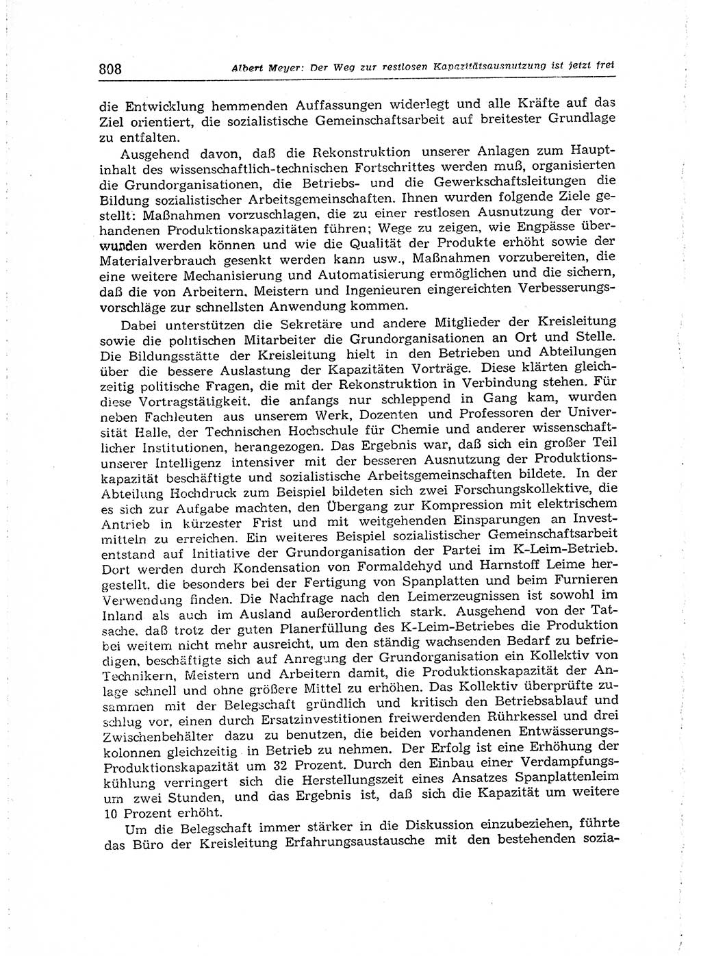 Neuer Weg (NW), Organ des Zentralkomitees (ZK) der SED (Sozialistische Einheitspartei Deutschlands) für Fragen des Parteiaufbaus und des Parteilebens, 14. Jahrgang [Deutsche Demokratische Republik (DDR)] 1959, Seite 808 (NW ZK SED DDR 1959, S. 808)