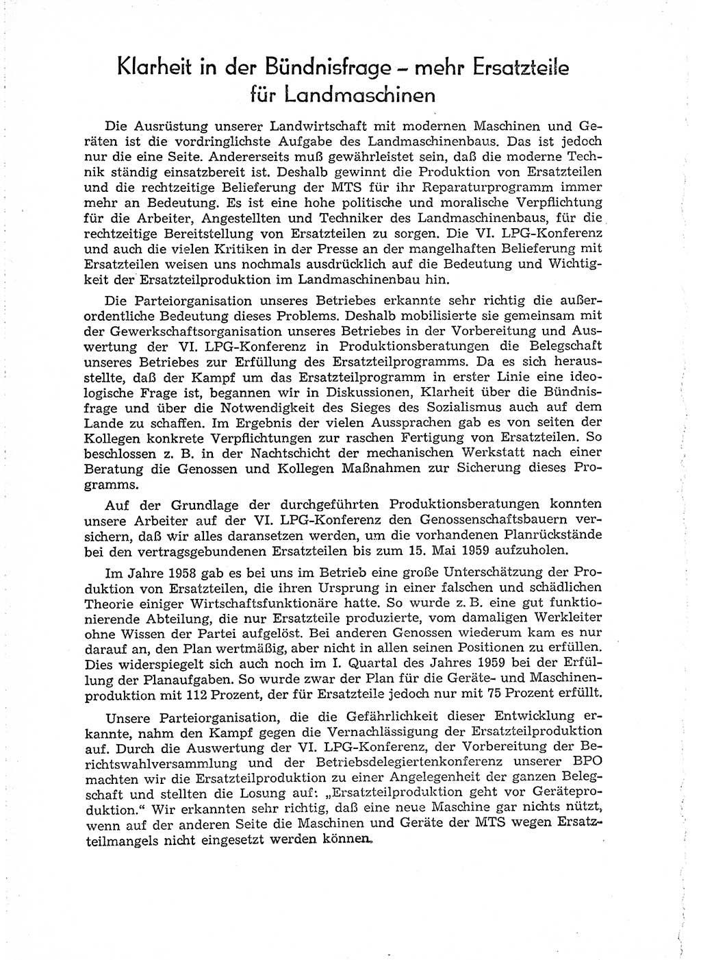Neuer Weg (NW), Organ des Zentralkomitees (ZK) der SED (Sozialistische Einheitspartei Deutschlands) für Fragen des Parteiaufbaus und des Parteilebens, 14. Jahrgang [Deutsche Demokratische Republik (DDR)] 1959, Seite 830 (NW ZK SED DDR 1959, S. 830)