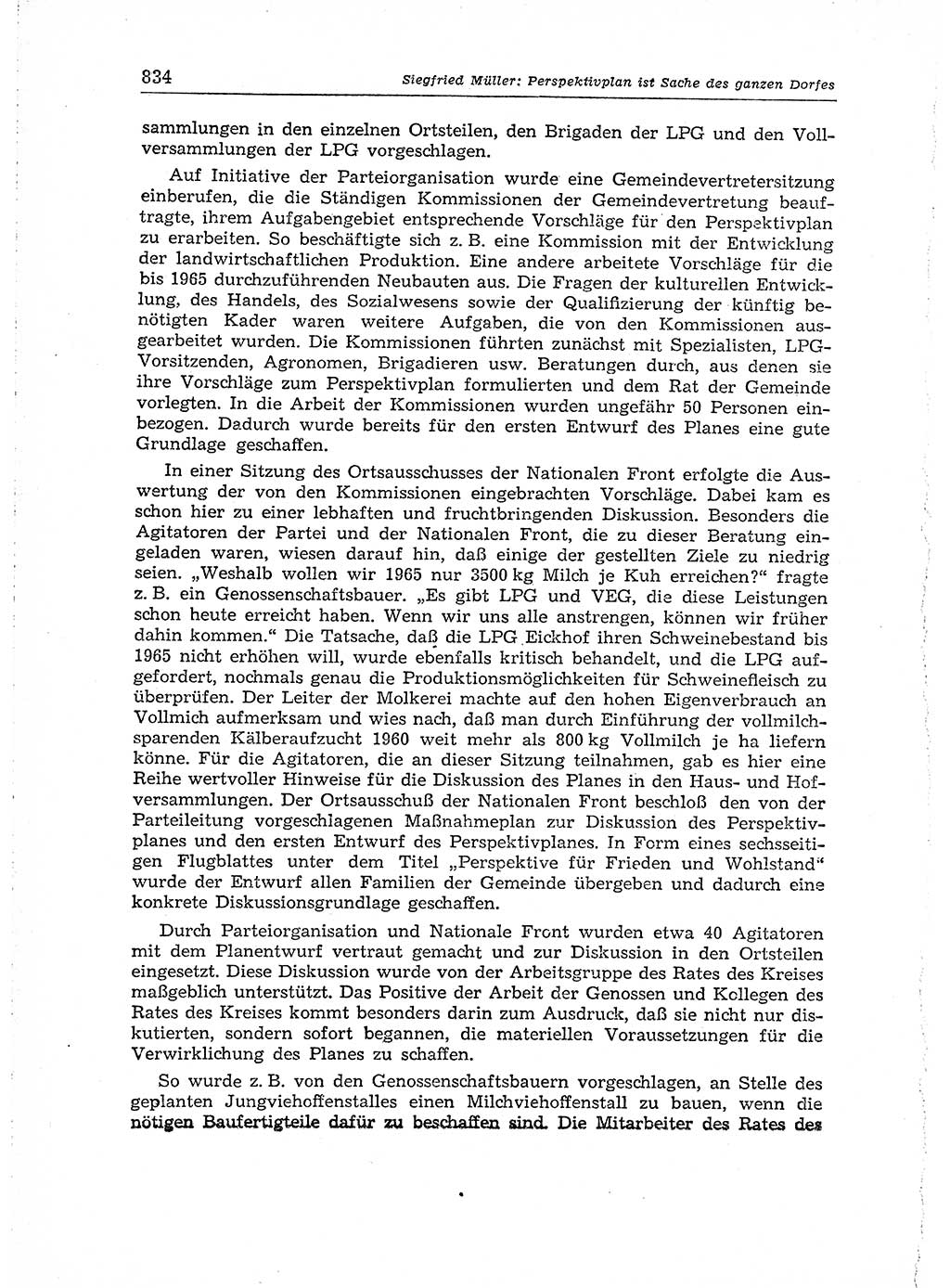 Neuer Weg (NW), Organ des Zentralkomitees (ZK) der SED (Sozialistische Einheitspartei Deutschlands) für Fragen des Parteiaufbaus und des Parteilebens, 14. Jahrgang [Deutsche Demokratische Republik (DDR)] 1959, Seite 834 (NW ZK SED DDR 1959, S. 834)