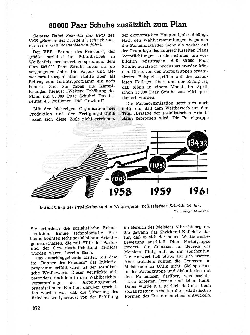 Neuer Weg (NW), Organ des Zentralkomitees (ZK) der SED (Sozialistische Einheitspartei Deutschlands) für Fragen des Parteiaufbaus und des Parteilebens, 14. Jahrgang [Deutsche Demokratische Republik (DDR)] 1959, Seite 872 (NW ZK SED DDR 1959, S. 872)