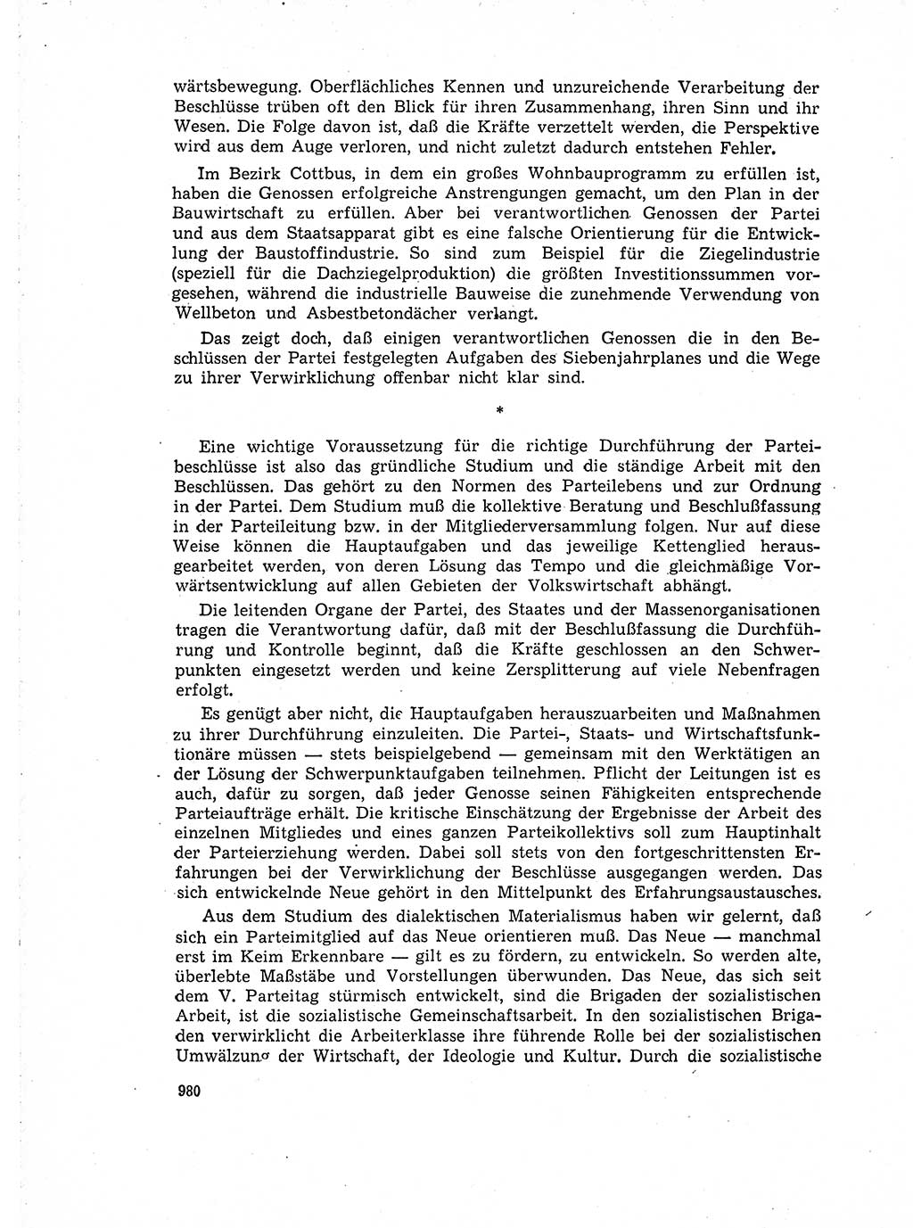 Neuer Weg (NW), Organ des Zentralkomitees (ZK) der SED (Sozialistische Einheitspartei Deutschlands) für Fragen des Parteiaufbaus und des Parteilebens, 14. Jahrgang [Deutsche Demokratische Republik (DDR)] 1959, Seite 980 (NW ZK SED DDR 1959, S. 980)