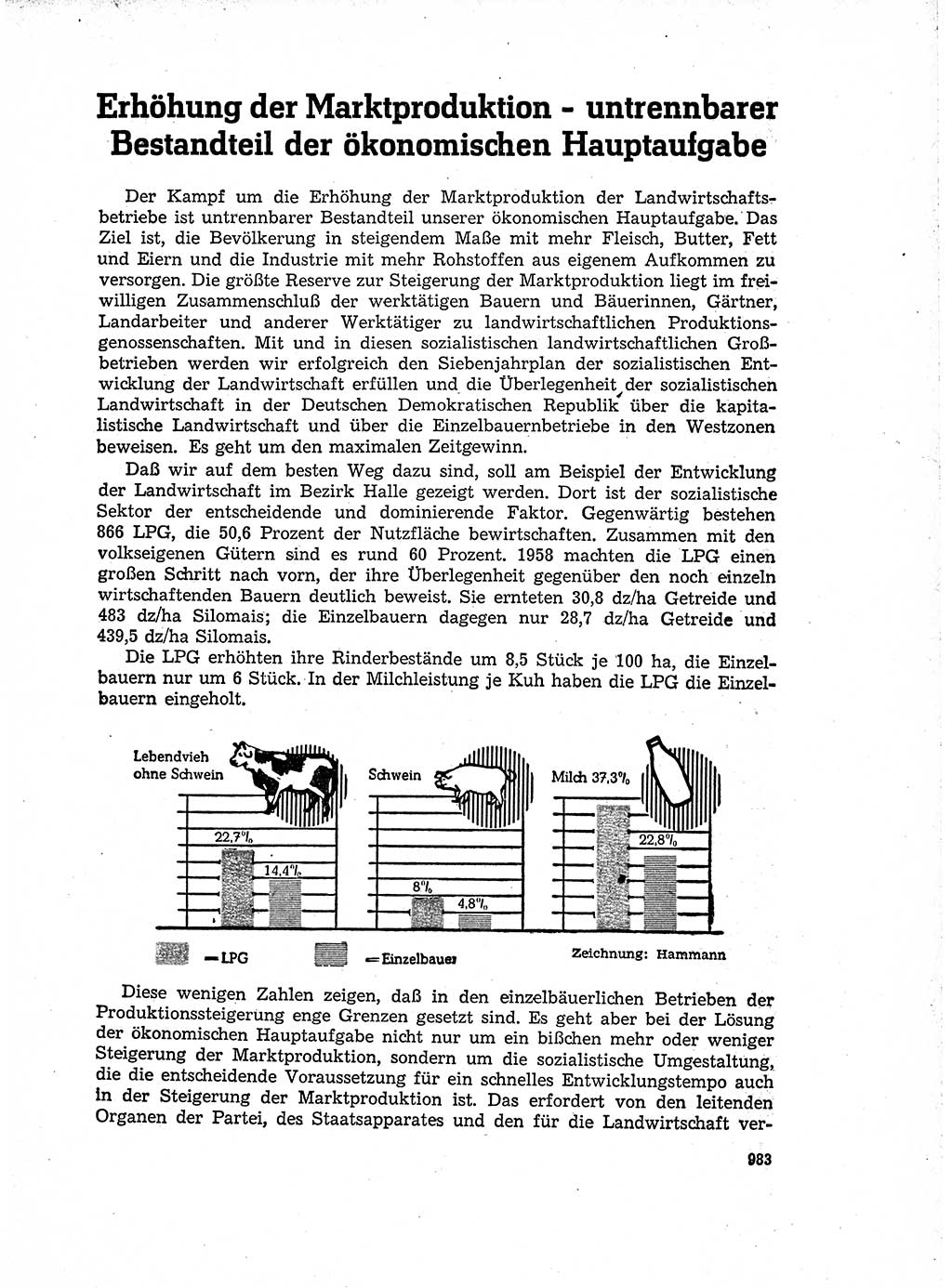 Neuer Weg (NW), Organ des Zentralkomitees (ZK) der SED (Sozialistische Einheitspartei Deutschlands) für Fragen des Parteiaufbaus und des Parteilebens, 14. Jahrgang [Deutsche Demokratische Republik (DDR)] 1959, Seite 983 (NW ZK SED DDR 1959, S. 983)