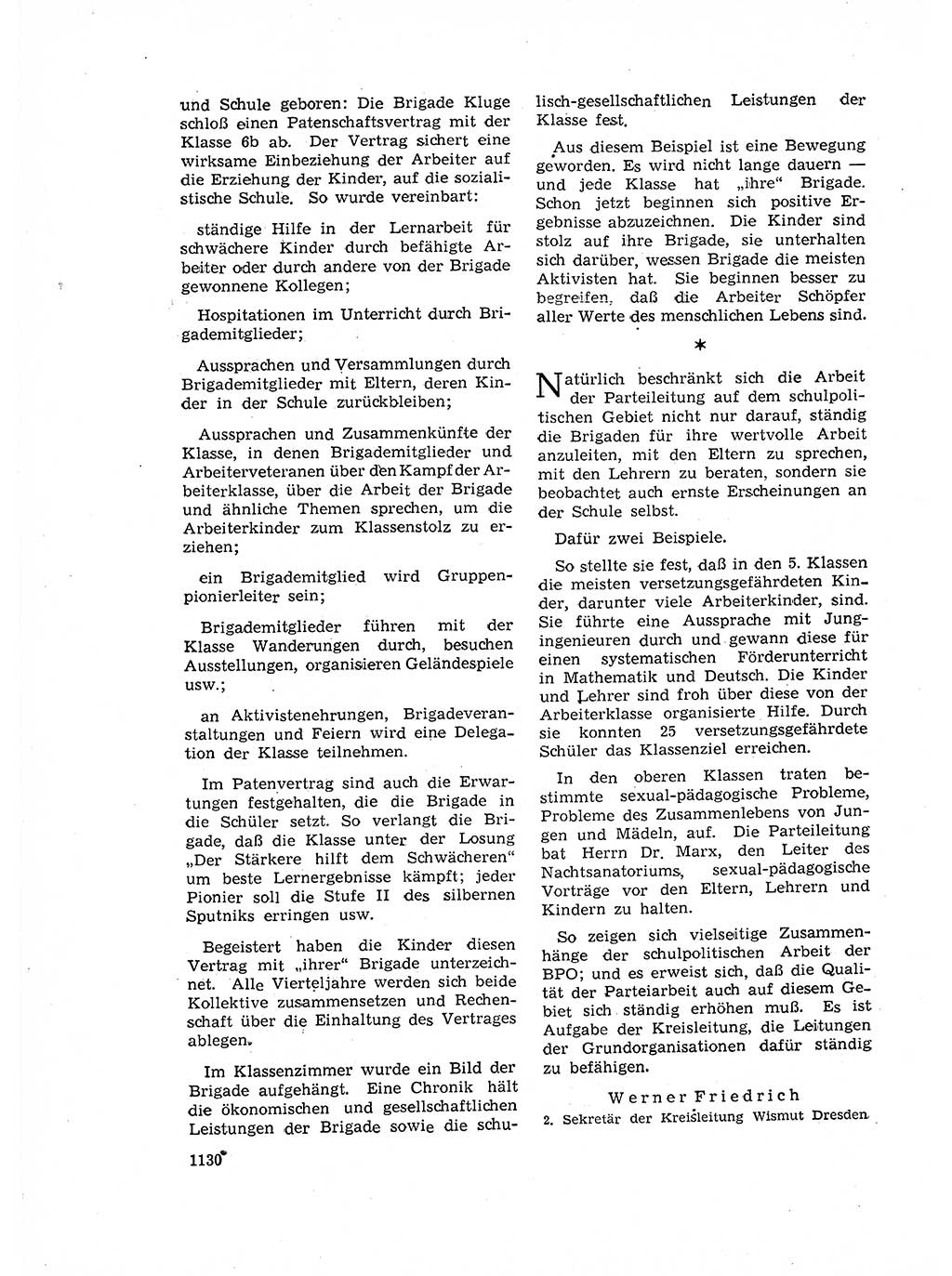 Neuer Weg (NW), Organ des Zentralkomitees (ZK) der SED (Sozialistische Einheitspartei Deutschlands) für Fragen des Parteiaufbaus und des Parteilebens, 14. Jahrgang [Deutsche Demokratische Republik (DDR)] 1959, Seite 1130 (NW ZK SED DDR 1959, S. 1130)