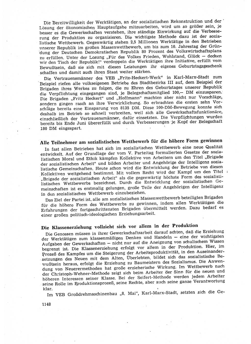 Neuer Weg (NW), Organ des Zentralkomitees (ZK) der SED (Sozialistische Einheitspartei Deutschlands) für Fragen des Parteiaufbaus und des Parteilebens, 14. Jahrgang [Deutsche Demokratische Republik (DDR)] 1959, Seite 1148 (NW ZK SED DDR 1959, S. 1148)