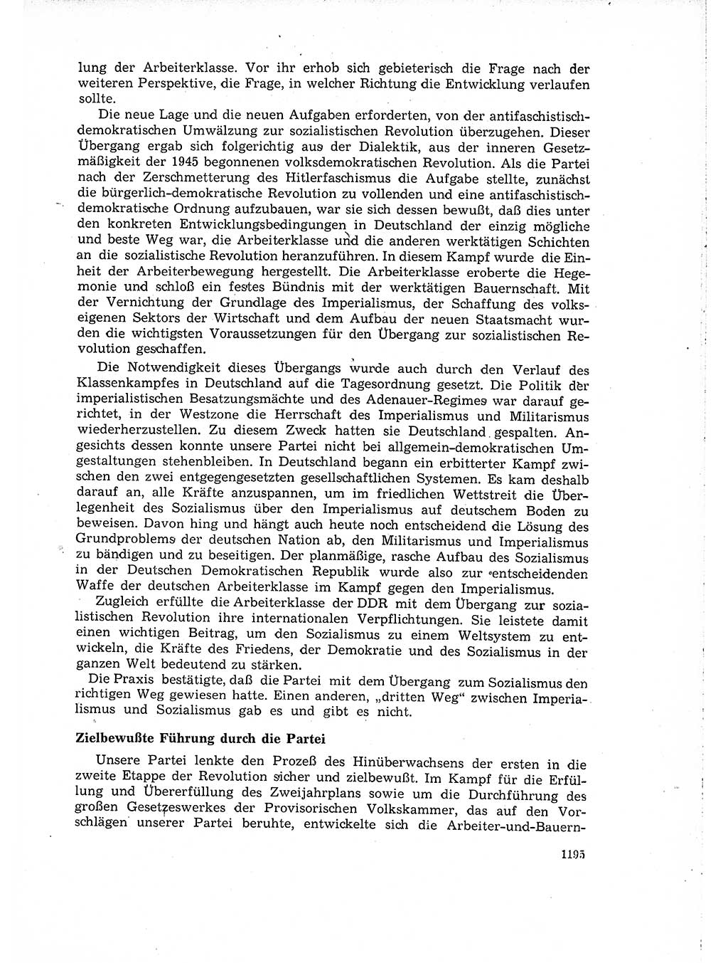 Neuer Weg (NW), Organ des Zentralkomitees (ZK) der SED (Sozialistische Einheitspartei Deutschlands) für Fragen des Parteiaufbaus und des Parteilebens, 14. Jahrgang [Deutsche Demokratische Republik (DDR)] 1959, Seite 1195 (NW ZK SED DDR 1959, S. 1195)