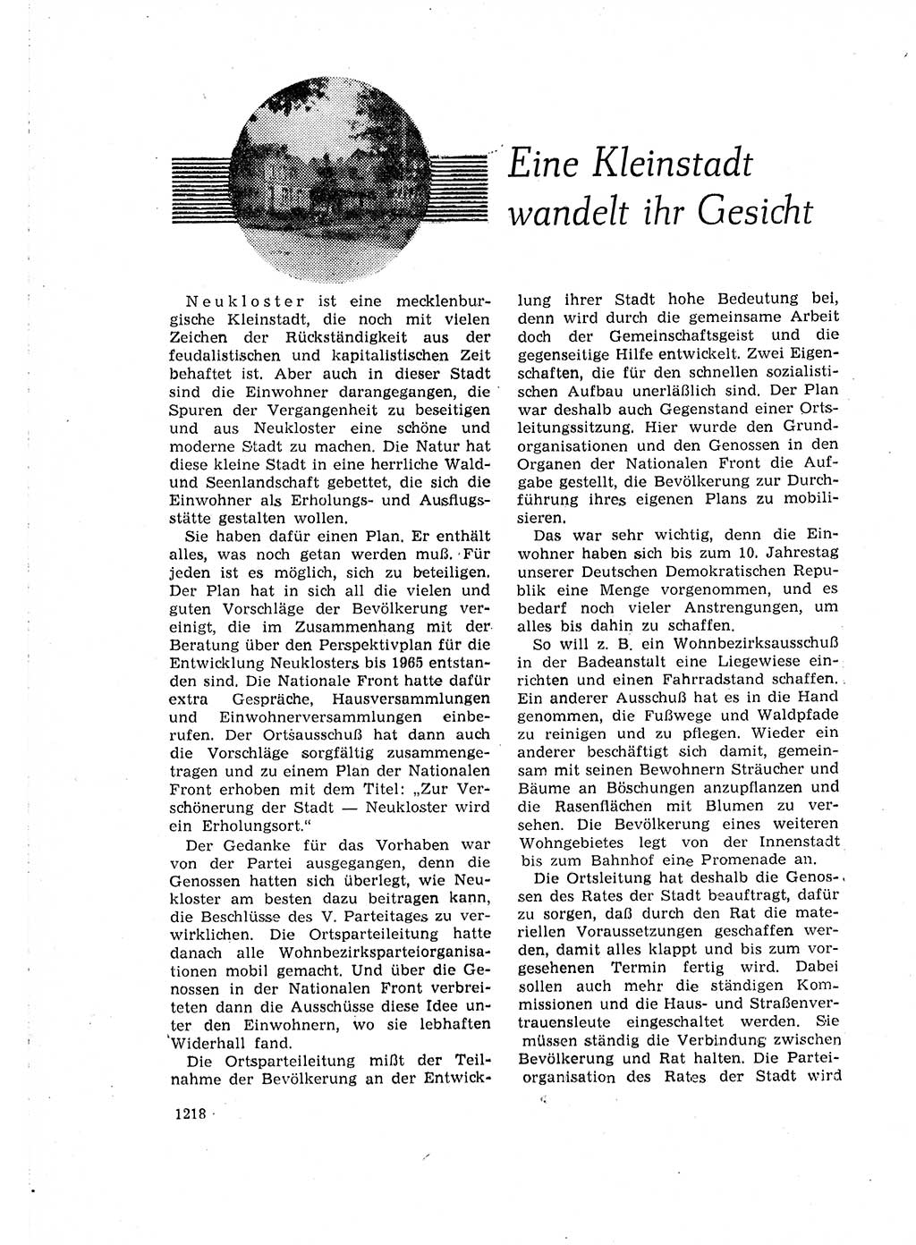 Neuer Weg (NW), Organ des Zentralkomitees (ZK) der SED (Sozialistische Einheitspartei Deutschlands) für Fragen des Parteiaufbaus und des Parteilebens, 14. Jahrgang [Deutsche Demokratische Republik (DDR)] 1959, Seite 1218 (NW ZK SED DDR 1959, S. 1218)