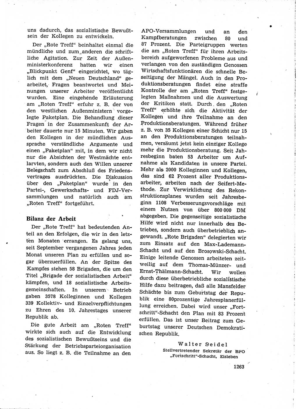 Neuer Weg (NW), Organ des Zentralkomitees (ZK) der SED (Sozialistische Einheitspartei Deutschlands) für Fragen des Parteiaufbaus und des Parteilebens, 14. Jahrgang [Deutsche Demokratische Republik (DDR)] 1959, Seite 1263 (NW ZK SED DDR 1959, S. 1263)