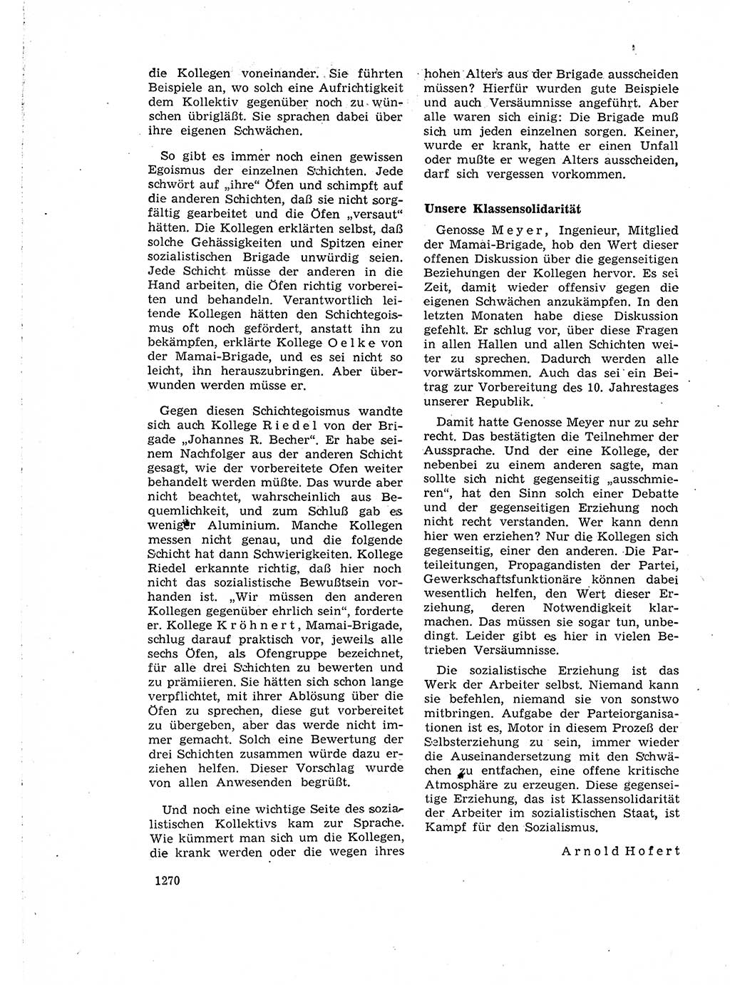 Neuer Weg (NW), Organ des Zentralkomitees (ZK) der SED (Sozialistische Einheitspartei Deutschlands) für Fragen des Parteiaufbaus und des Parteilebens, 14. Jahrgang [Deutsche Demokratische Republik (DDR)] 1959, Seite 1270 (NW ZK SED DDR 1959, S. 1270)