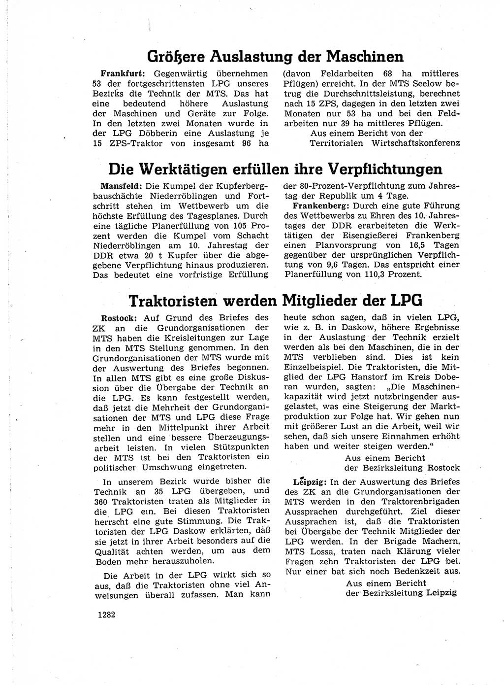 Neuer Weg (NW), Organ des Zentralkomitees (ZK) der SED (Sozialistische Einheitspartei Deutschlands) für Fragen des Parteiaufbaus und des Parteilebens, 14. Jahrgang [Deutsche Demokratische Republik (DDR)] 1959, Seite 1282 (NW ZK SED DDR 1959, S. 1282)