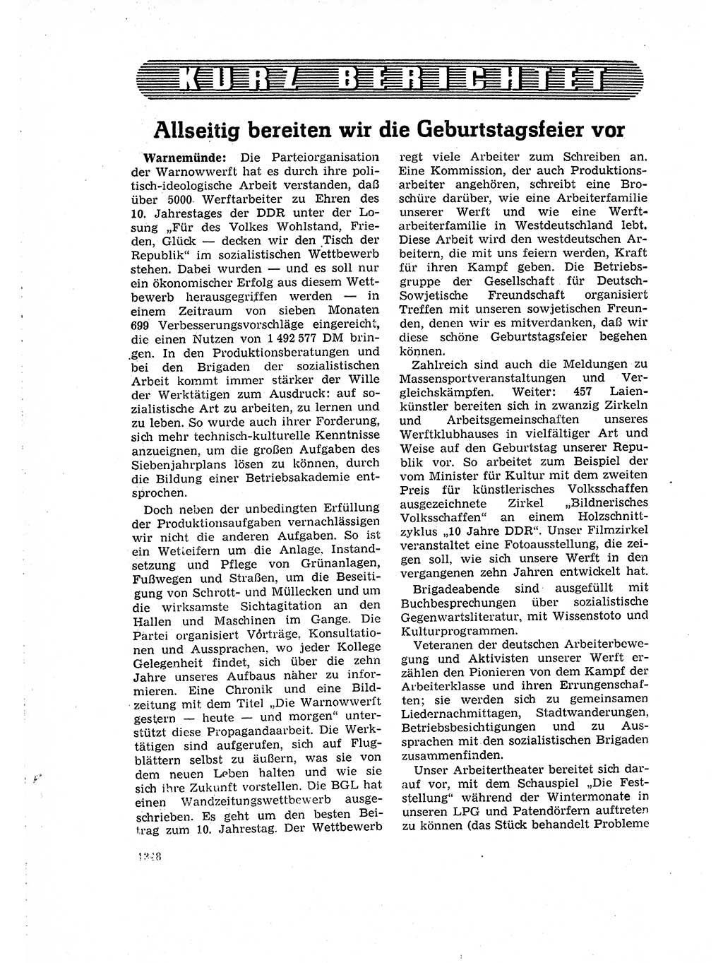 Neuer Weg (NW), Organ des Zentralkomitees (ZK) der SED (Sozialistische Einheitspartei Deutschlands) für Fragen des Parteiaufbaus und des Parteilebens, 14. Jahrgang [Deutsche Demokratische Republik (DDR)] 1959, Seite 1348 (NW ZK SED DDR 1959, S. 1348)