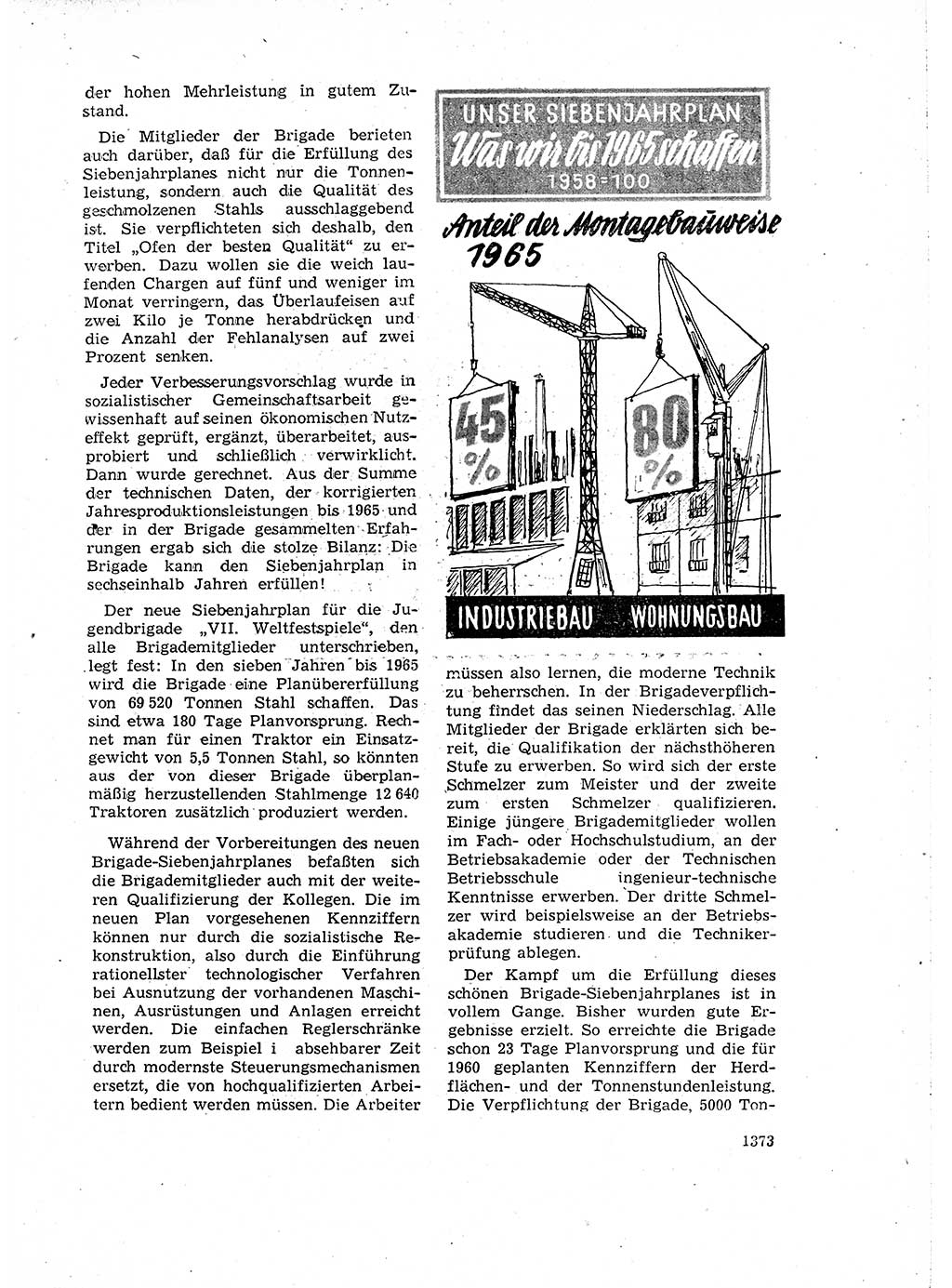 Neuer Weg (NW), Organ des Zentralkomitees (ZK) der SED (Sozialistische Einheitspartei Deutschlands) für Fragen des Parteiaufbaus und des Parteilebens, 14. Jahrgang [Deutsche Demokratische Republik (DDR)] 1959, Seite 1373 (NW ZK SED DDR 1959, S. 1373)