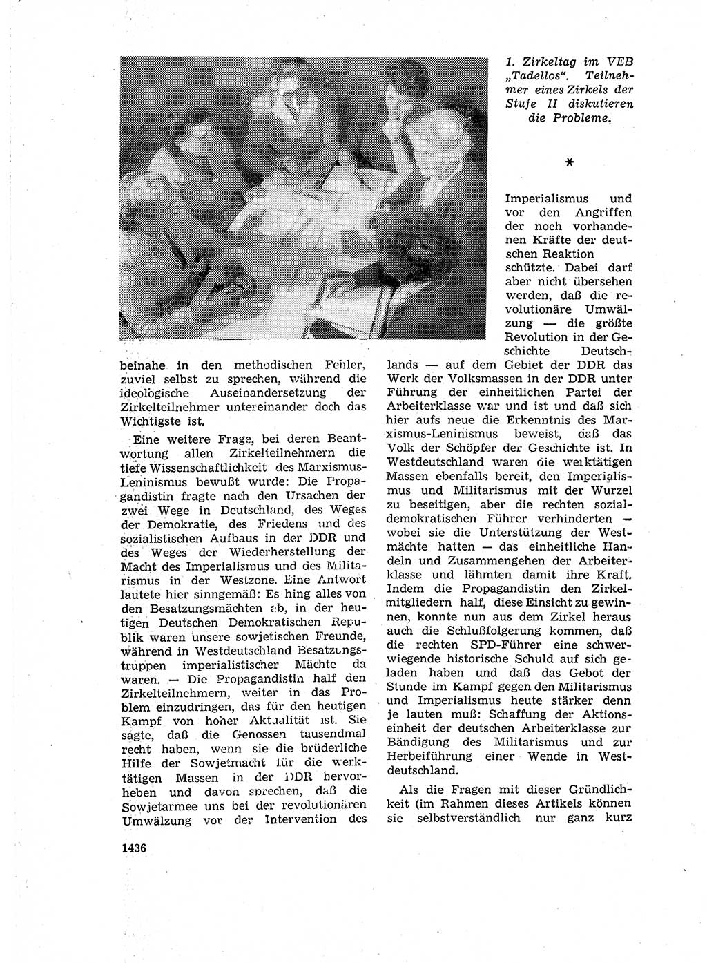 Neuer Weg (NW), Organ des Zentralkomitees (ZK) der SED (Sozialistische Einheitspartei Deutschlands) für Fragen des Parteiaufbaus und des Parteilebens, 14. Jahrgang [Deutsche Demokratische Republik (DDR)] 1959, Seite 1436 (NW ZK SED DDR 1959, S. 1436)