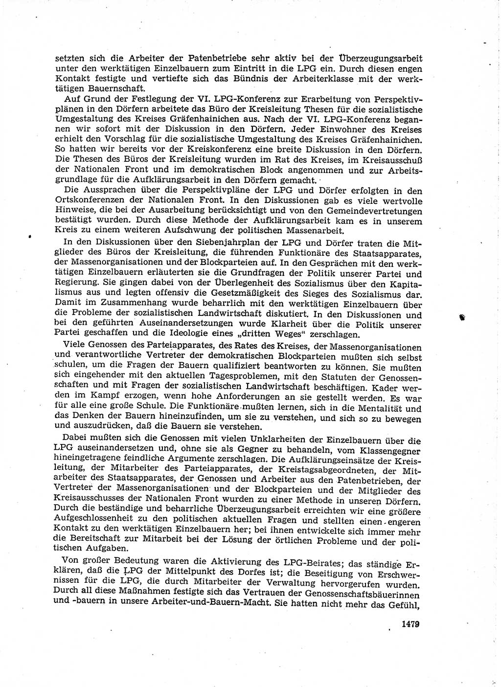 Neuer Weg (NW), Organ des Zentralkomitees (ZK) der SED (Sozialistische Einheitspartei Deutschlands) für Fragen des Parteiaufbaus und des Parteilebens, 14. Jahrgang [Deutsche Demokratische Republik (DDR)] 1959, Seite 1479 (NW ZK SED DDR 1959, S. 1479)