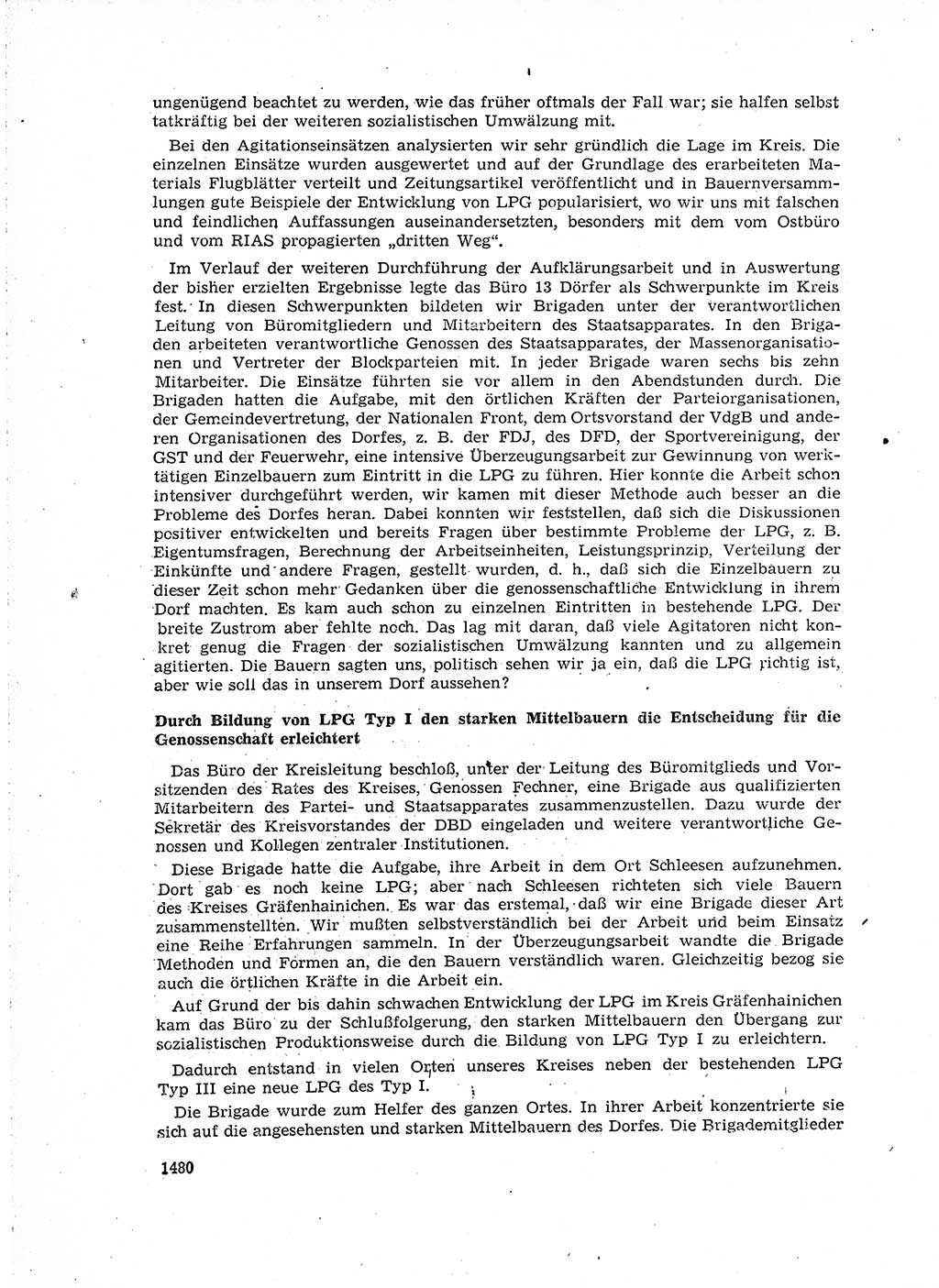 Neuer Weg (NW), Organ des Zentralkomitees (ZK) der SED (Sozialistische Einheitspartei Deutschlands) für Fragen des Parteiaufbaus und des Parteilebens, 14. Jahrgang [Deutsche Demokratische Republik (DDR)] 1959, Seite 1480 (NW ZK SED DDR 1959, S. 1480)