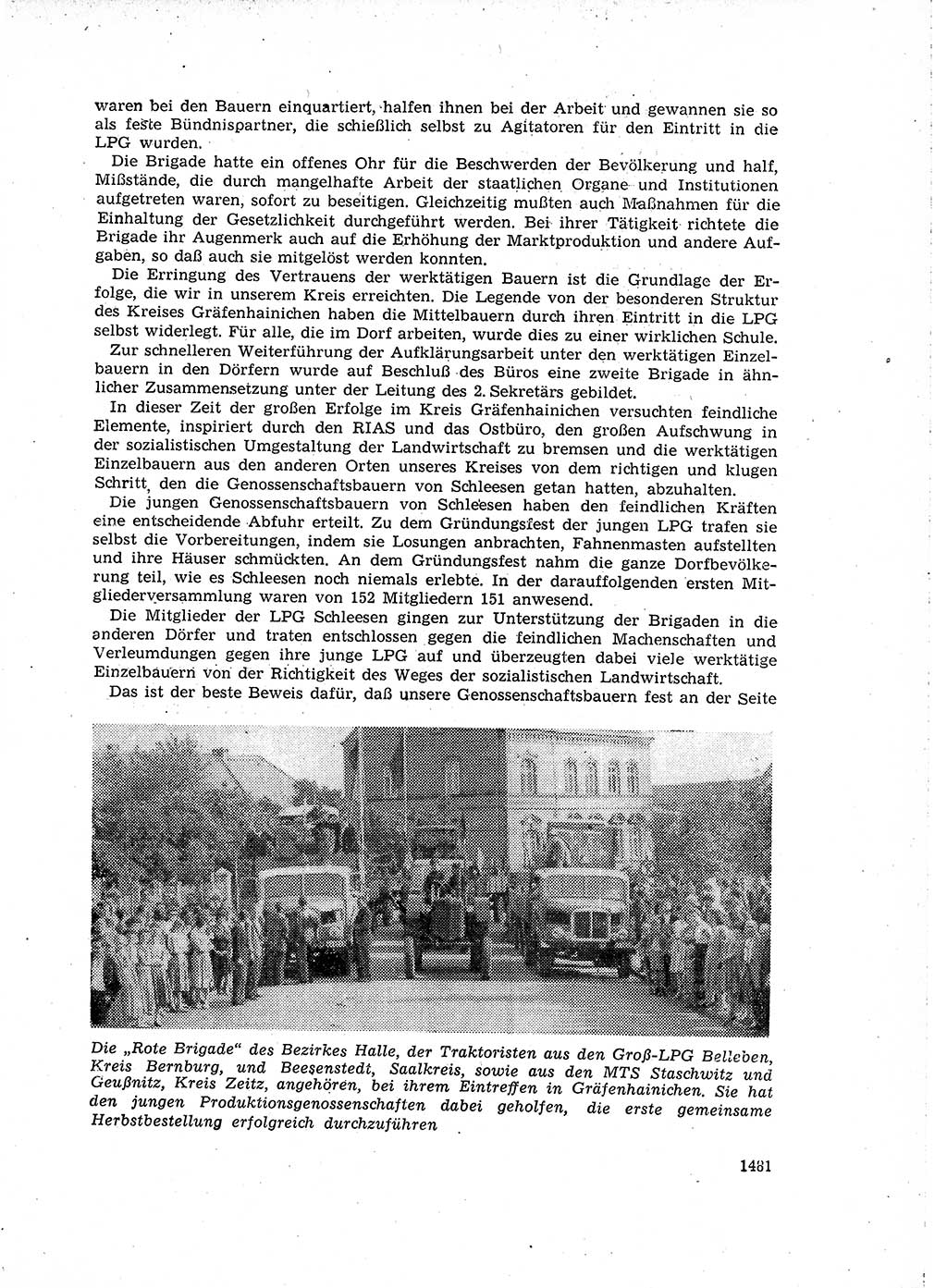 Neuer Weg (NW), Organ des Zentralkomitees (ZK) der SED (Sozialistische Einheitspartei Deutschlands) für Fragen des Parteiaufbaus und des Parteilebens, 14. Jahrgang [Deutsche Demokratische Republik (DDR)] 1959, Seite 1481 (NW ZK SED DDR 1959, S. 1481)