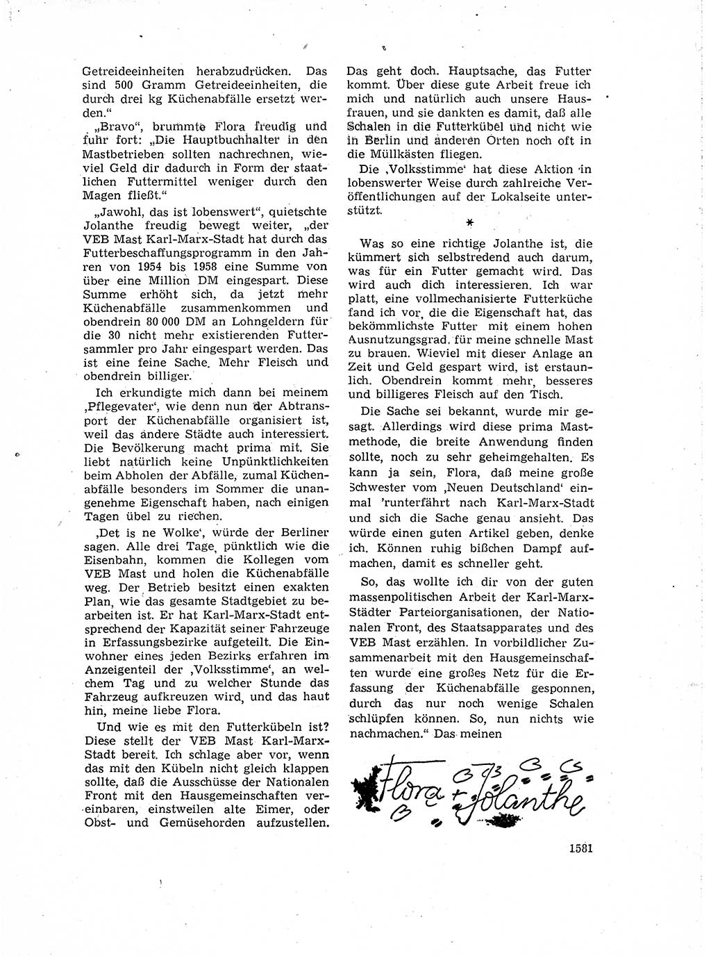 Neuer Weg (NW), Organ des Zentralkomitees (ZK) der SED (Sozialistische Einheitspartei Deutschlands) für Fragen des Parteiaufbaus und des Parteilebens, 14. Jahrgang [Deutsche Demokratische Republik (DDR)] 1959, Seite 1581 (NW ZK SED DDR 1959, S. 1581)