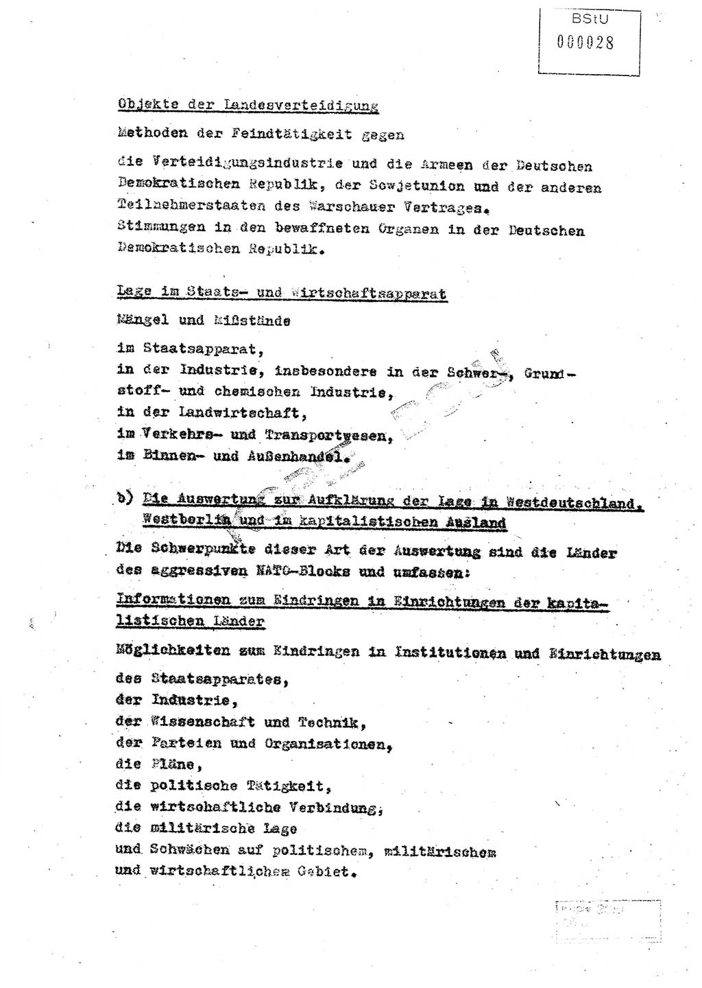 Richtlinie 4/59 für die Arbeit der Untersuchungsabteilungen des Ministeriums für Staatssicherheit, Ministerium für Staatssicherheit (MfS) [Deutsche Demokratische Republik (DDR)], Der Minister, Berlin 1959, Blatt 28 (RL 4/59 DDR MfS Min. /59 1959, Bl. 28)