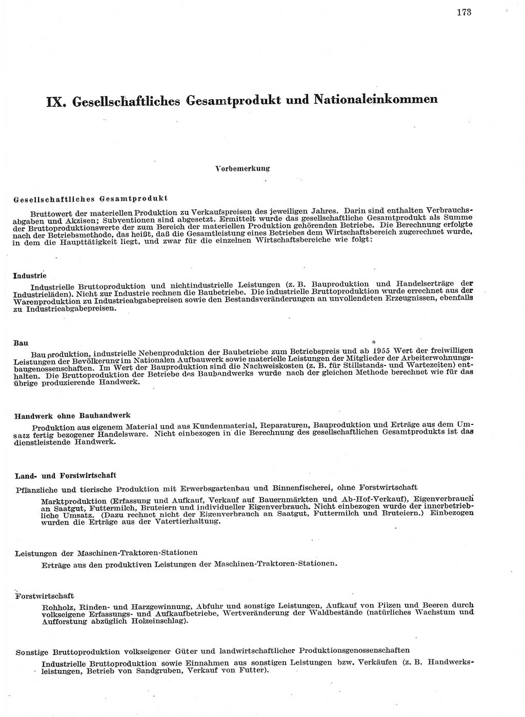 Statistisches Jahrbuch der Deutschen Demokratischen Republik (DDR) 1959, Seite 173 (Stat. Jb. DDR 1959, S. 173)