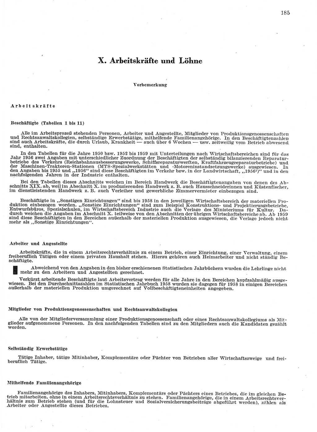Statistisches Jahrbuch der Deutschen Demokratischen Republik (DDR) 1959, Seite 185 (Stat. Jb. DDR 1959, S. 185)