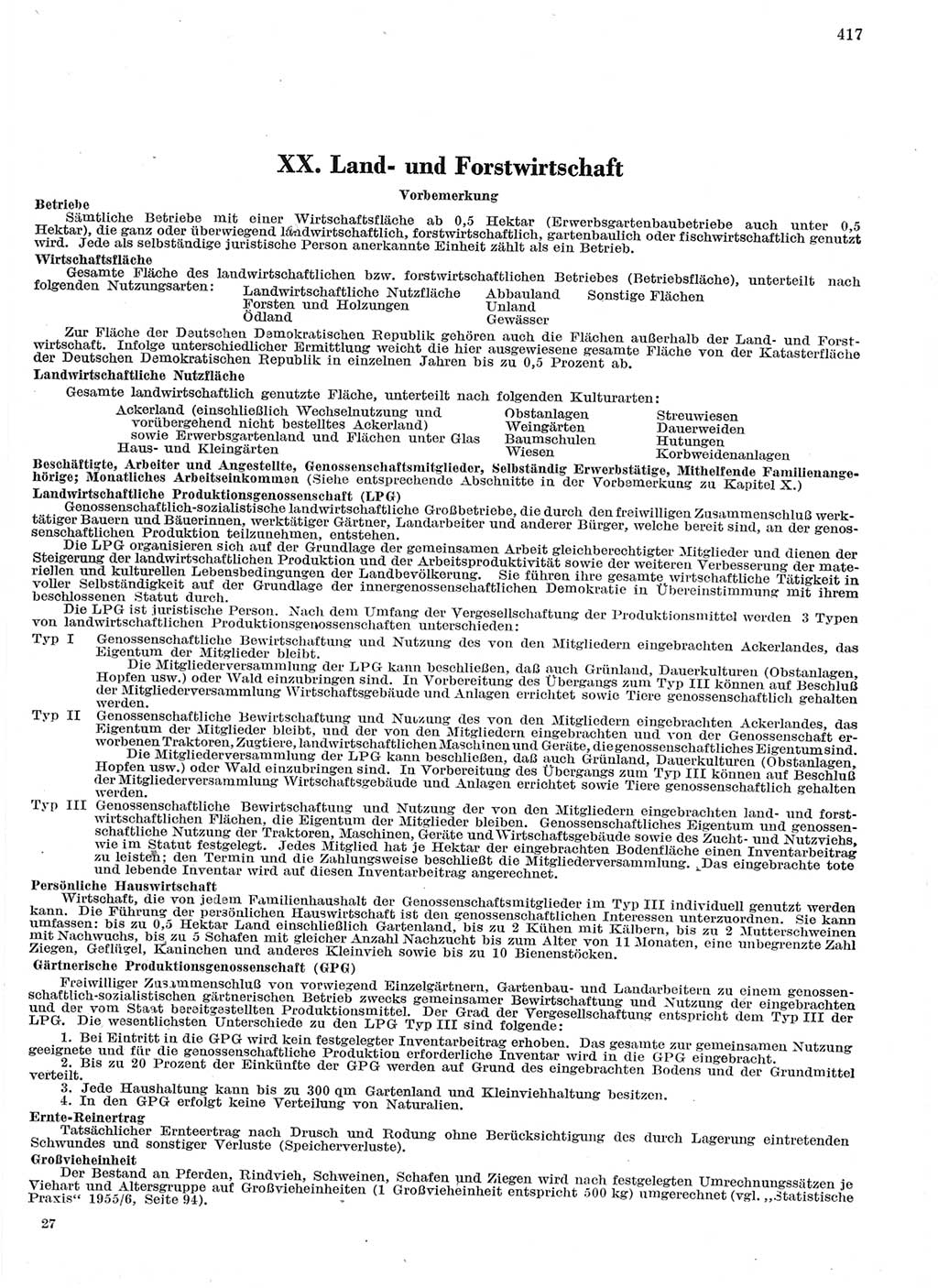 Statistisches Jahrbuch der Deutschen Demokratischen Republik (DDR) 1959, Seite 417 (Stat. Jb. DDR 1959, S. 417)