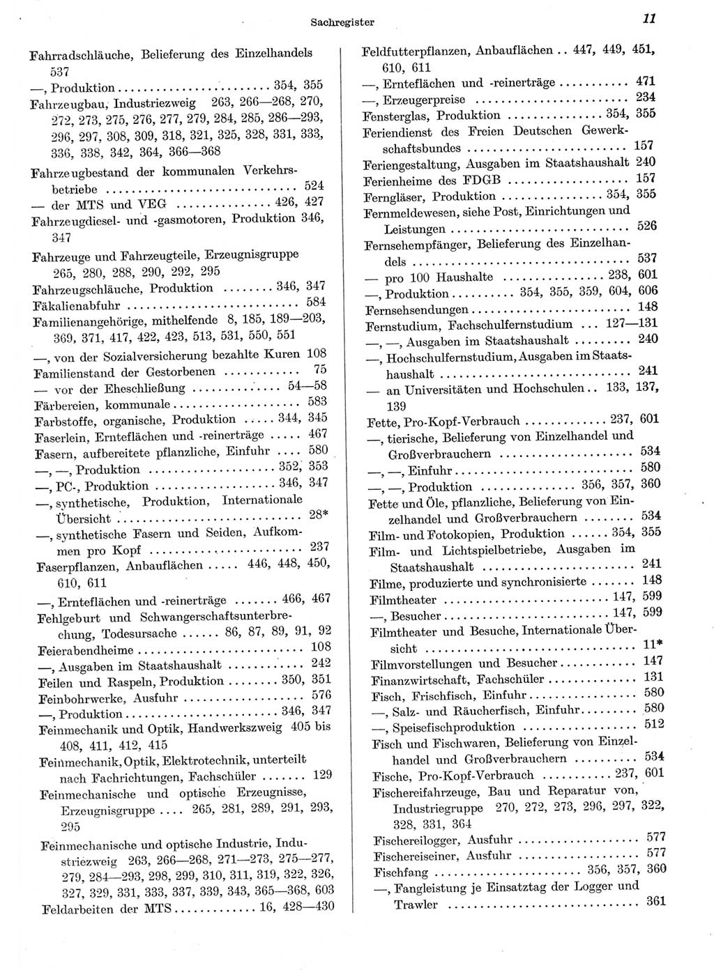 Statistisches Jahrbuch der Deutschen Demokratischen Republik (DDR) 1959, Seite 11 (Stat. Jb. DDR 1959, S. 11)