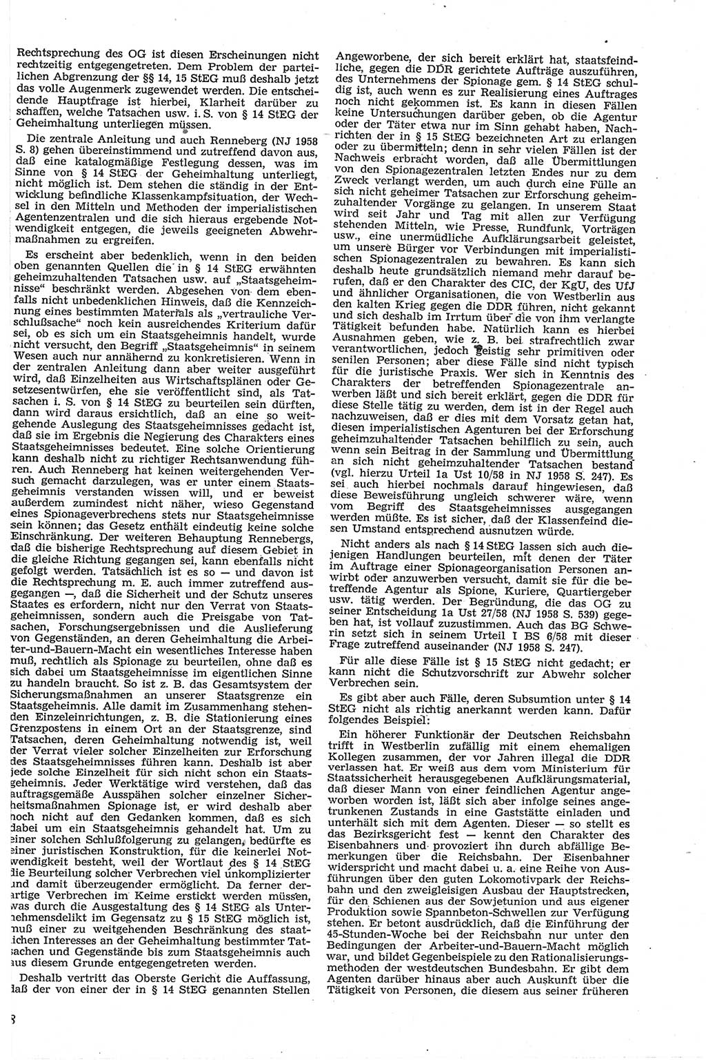 Neue Justiz (NJ), Zeitschrift für Recht und Rechtswissenschaft [Deutsche Demokratische Republik (DDR)], 13. Jahrgang 1959, Seite 8 (NJ DDR 1959, S. 8)