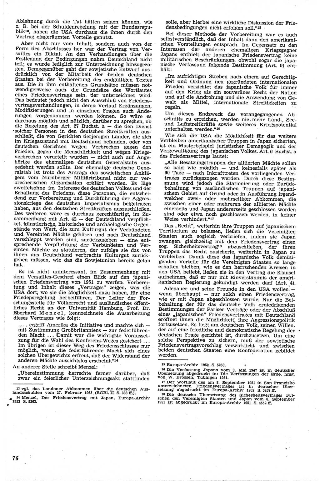 Neue Justiz (NJ), Zeitschrift für Recht und Rechtswissenschaft [Deutsche Demokratische Republik (DDR)], 13. Jahrgang 1959, Seite 76 (NJ DDR 1959, S. 76)