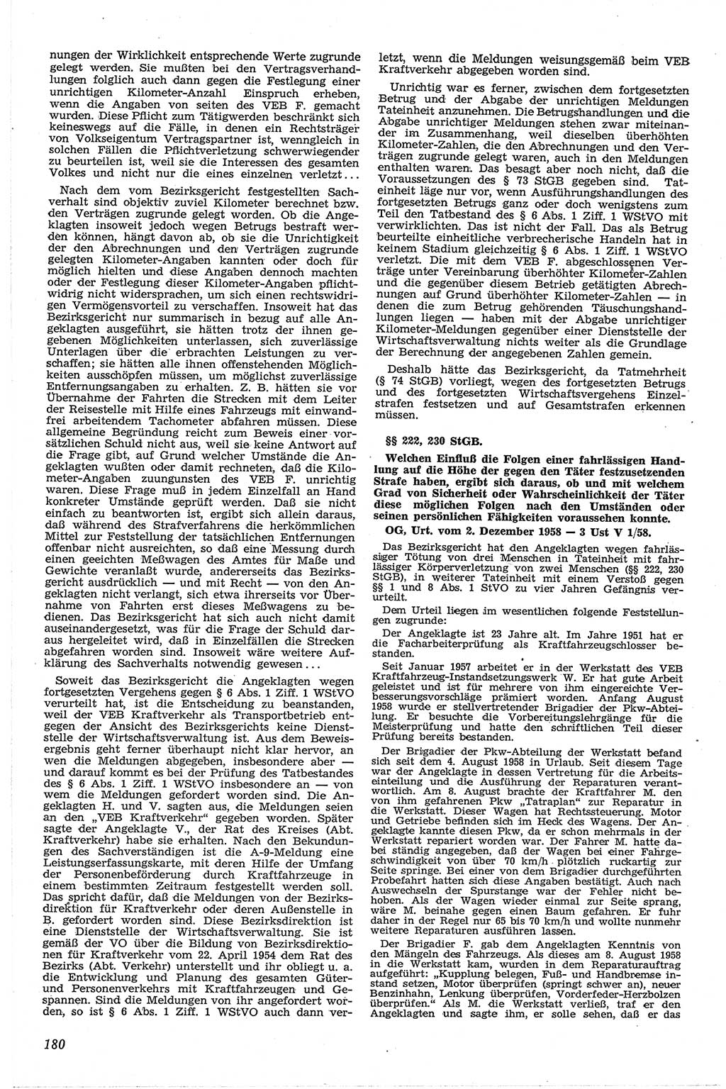 Neue Justiz (NJ), Zeitschrift für Recht und Rechtswissenschaft [Deutsche Demokratische Republik (DDR)], 13. Jahrgang 1959, Seite 180 (NJ DDR 1959, S. 180)