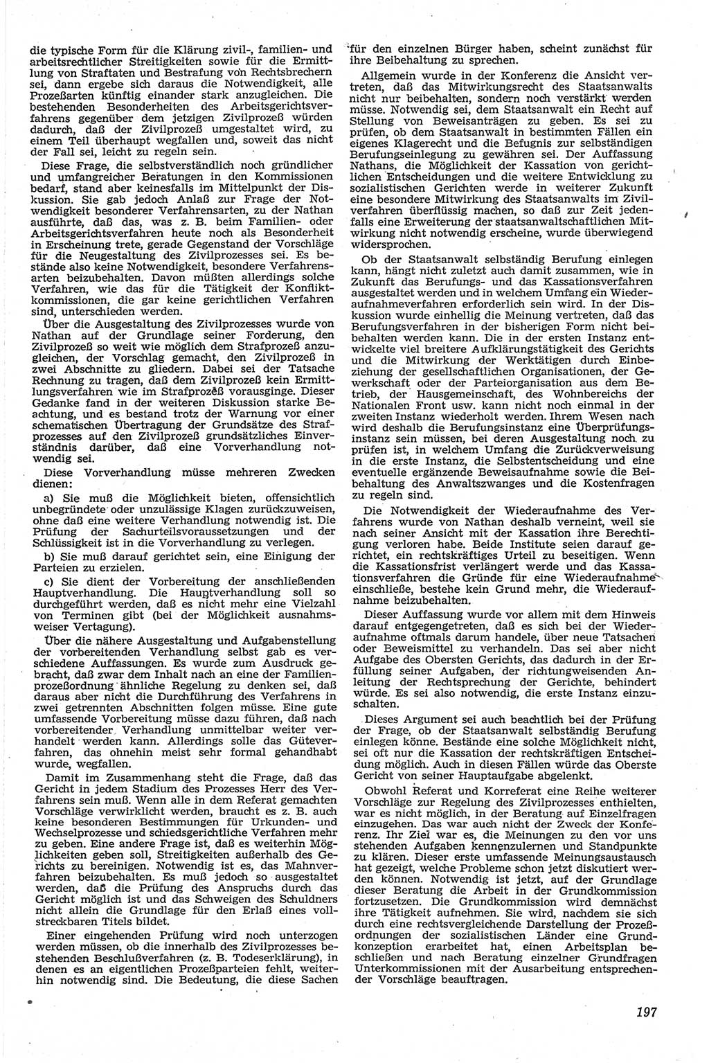Neue Justiz (NJ), Zeitschrift für Recht und Rechtswissenschaft [Deutsche Demokratische Republik (DDR)], 13. Jahrgang 1959, Seite 197 (NJ DDR 1959, S. 197)