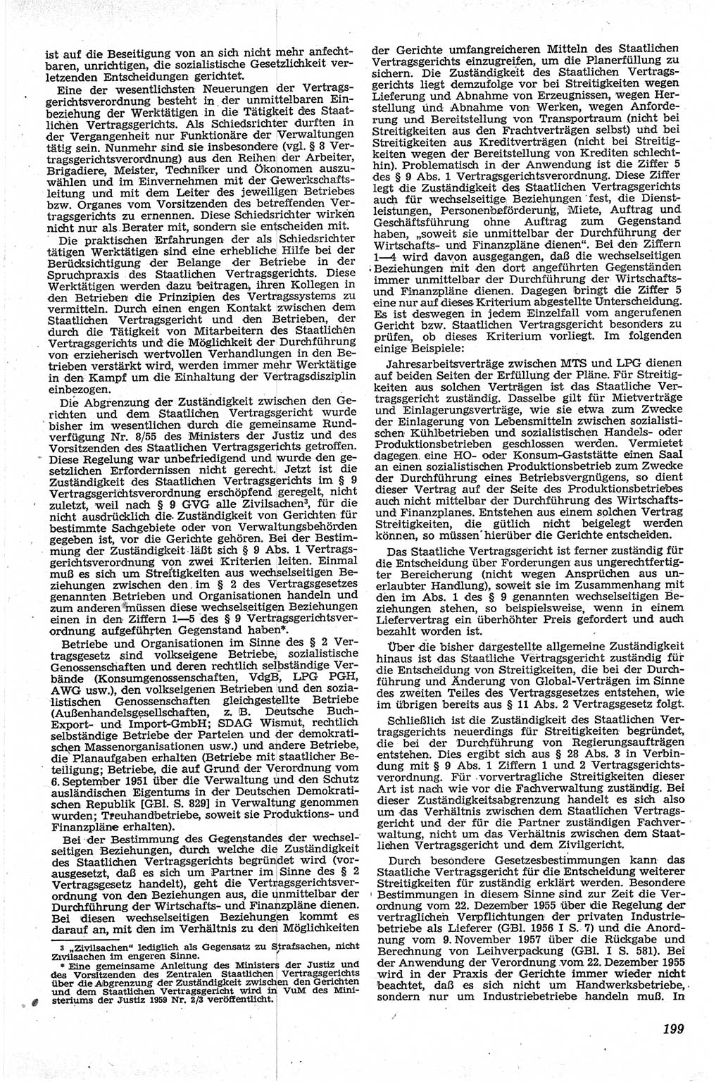 Neue Justiz (NJ), Zeitschrift für Recht und Rechtswissenschaft [Deutsche Demokratische Republik (DDR)], 13. Jahrgang 1959, Seite 199 (NJ DDR 1959, S. 199)