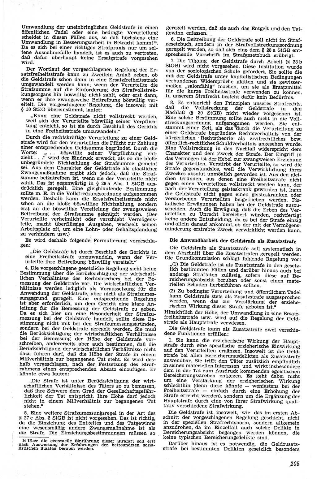 Neue Justiz (NJ), Zeitschrift für Recht und Rechtswissenschaft [Deutsche Demokratische Republik (DDR)], 13. Jahrgang 1959, Seite 205 (NJ DDR 1959, S. 205)