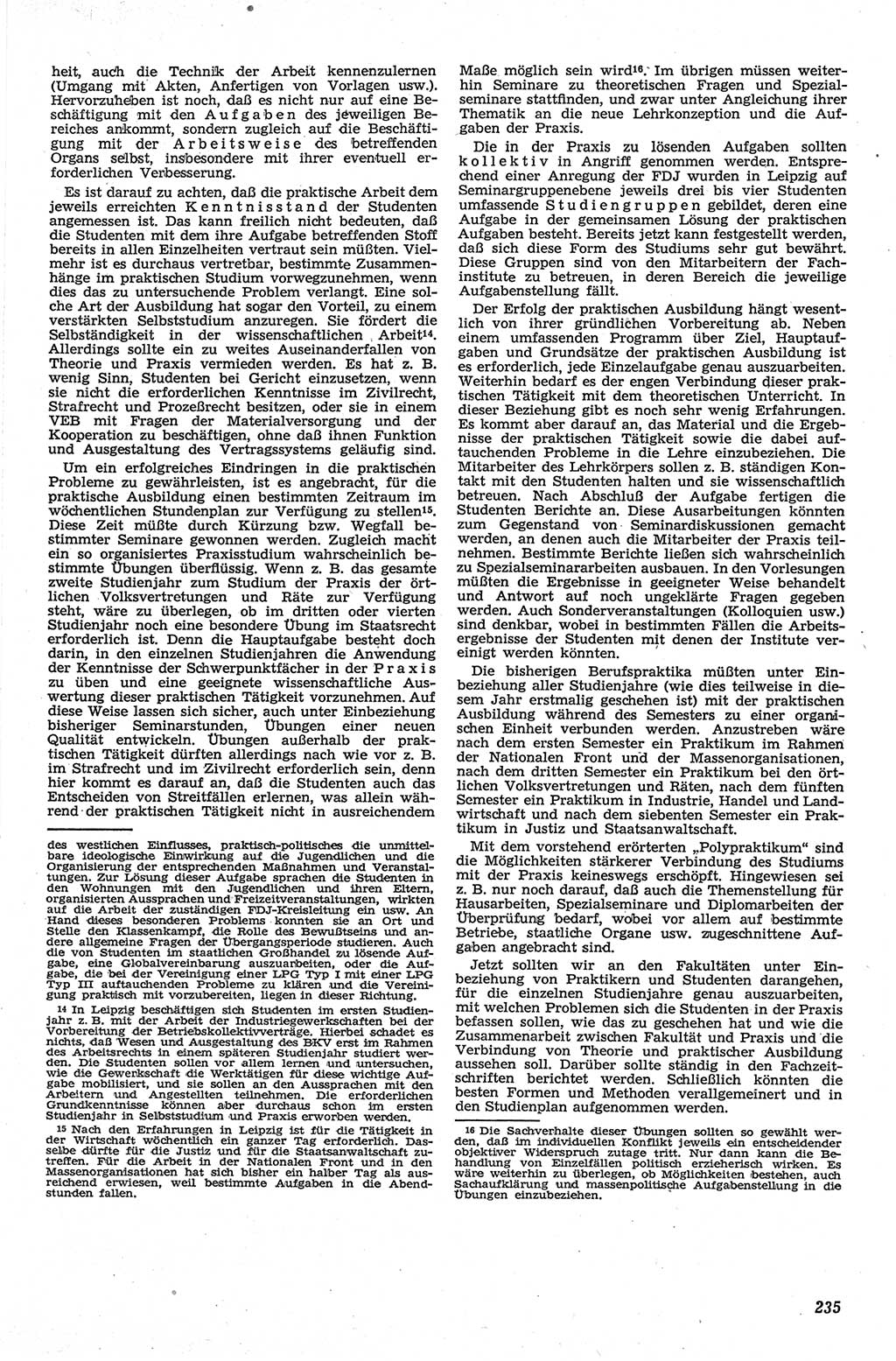 Neue Justiz (NJ), Zeitschrift für Recht und Rechtswissenschaft [Deutsche Demokratische Republik (DDR)], 13. Jahrgang 1959, Seite 235 (NJ DDR 1959, S. 235)