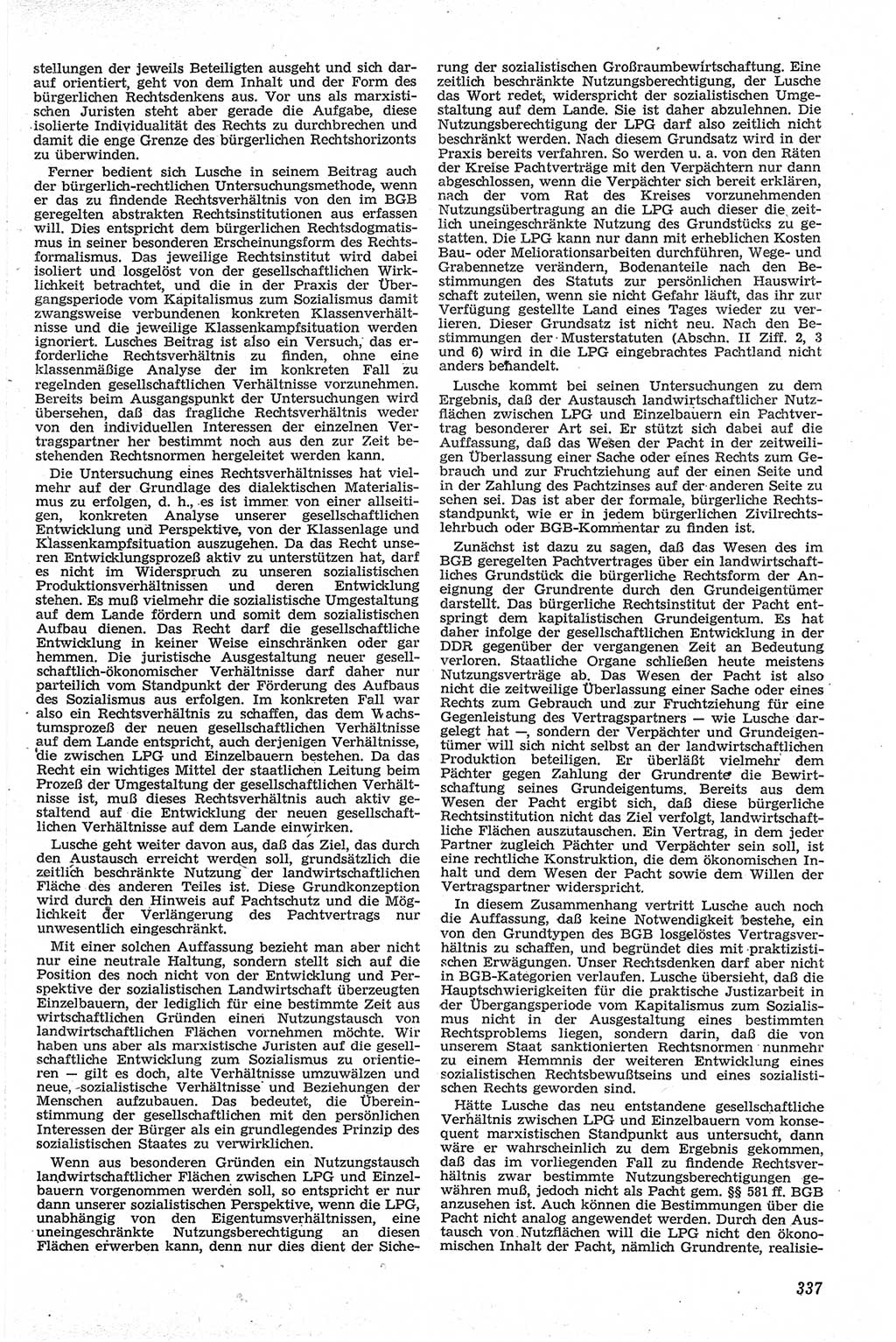 Neue Justiz (NJ), Zeitschrift für Recht und Rechtswissenschaft [Deutsche Demokratische Republik (DDR)], 13. Jahrgang 1959, Seite 337 (NJ DDR 1959, S. 337)