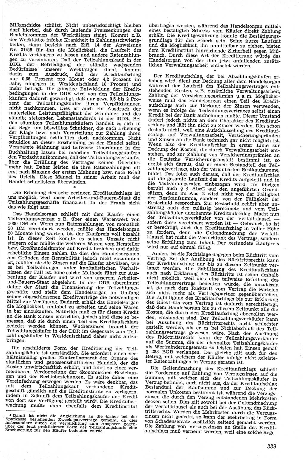 Neue Justiz (NJ), Zeitschrift für Recht und Rechtswissenschaft [Deutsche Demokratische Republik (DDR)], 13. Jahrgang 1959, Seite 339 (NJ DDR 1959, S. 339)