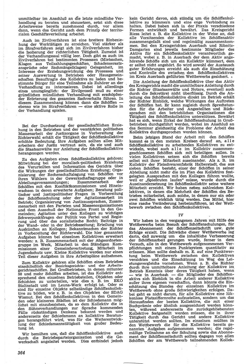 Neue Justiz (NJ), Zeitschrift für Recht und Rechtswissenschaft [Deutsche Demokratische Republik (DDR)], 13. Jahrgang 1959, Seite 364 (NJ DDR 1959, S. 364)