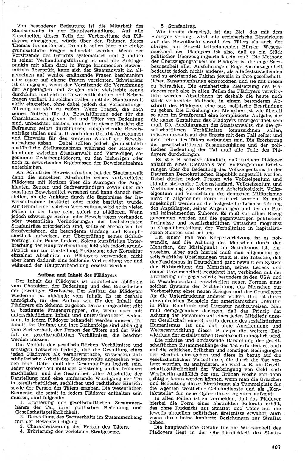Neue Justiz (NJ), Zeitschrift für Recht und Rechtswissenschaft [Deutsche Demokratische Republik (DDR)], 13. Jahrgang 1959, Seite 403 (NJ DDR 1959, S. 403)