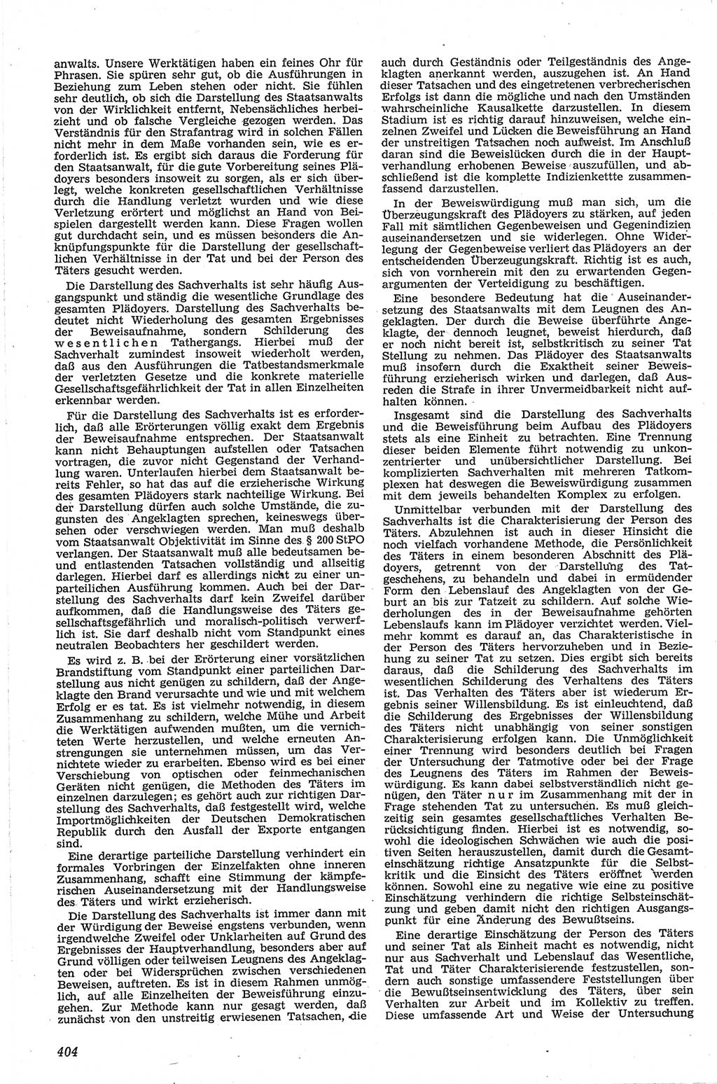 Neue Justiz (NJ), Zeitschrift für Recht und Rechtswissenschaft [Deutsche Demokratische Republik (DDR)], 13. Jahrgang 1959, Seite 404 (NJ DDR 1959, S. 404)