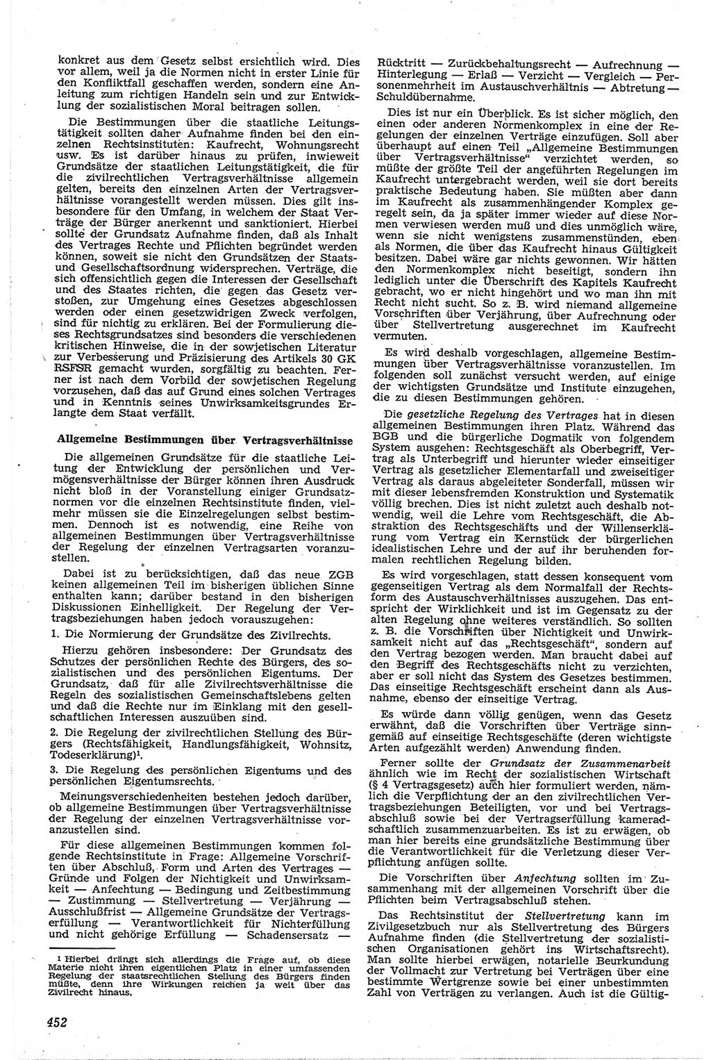 Neue Justiz (NJ), Zeitschrift für Recht und Rechtswissenschaft [Deutsche Demokratische Republik (DDR)], 13. Jahrgang 1959, Seite 452 (NJ DDR 1959, S. 452)