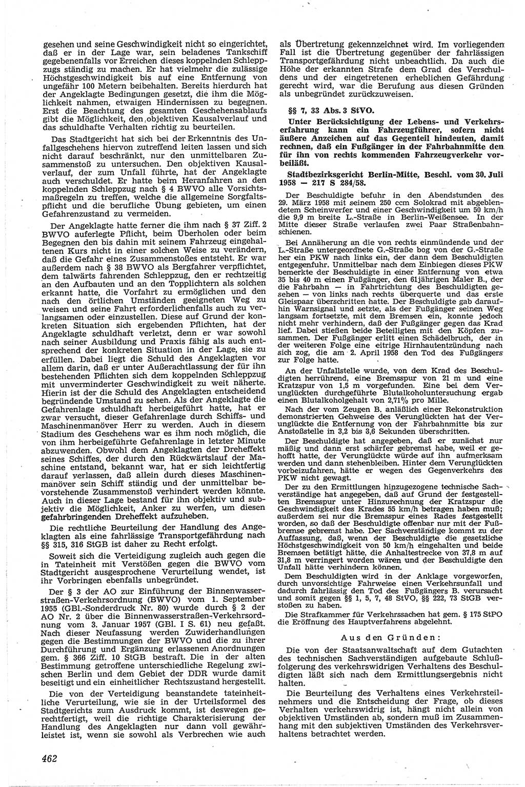 Neue Justiz (NJ), Zeitschrift für Recht und Rechtswissenschaft [Deutsche Demokratische Republik (DDR)], 13. Jahrgang 1959, Seite 462 (NJ DDR 1959, S. 462)