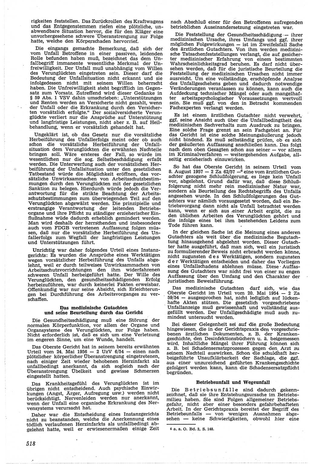 Neue Justiz (NJ), Zeitschrift für Recht und Rechtswissenschaft [Deutsche Demokratische Republik (DDR)], 13. Jahrgang 1959, Seite 518 (NJ DDR 1959, S. 518)