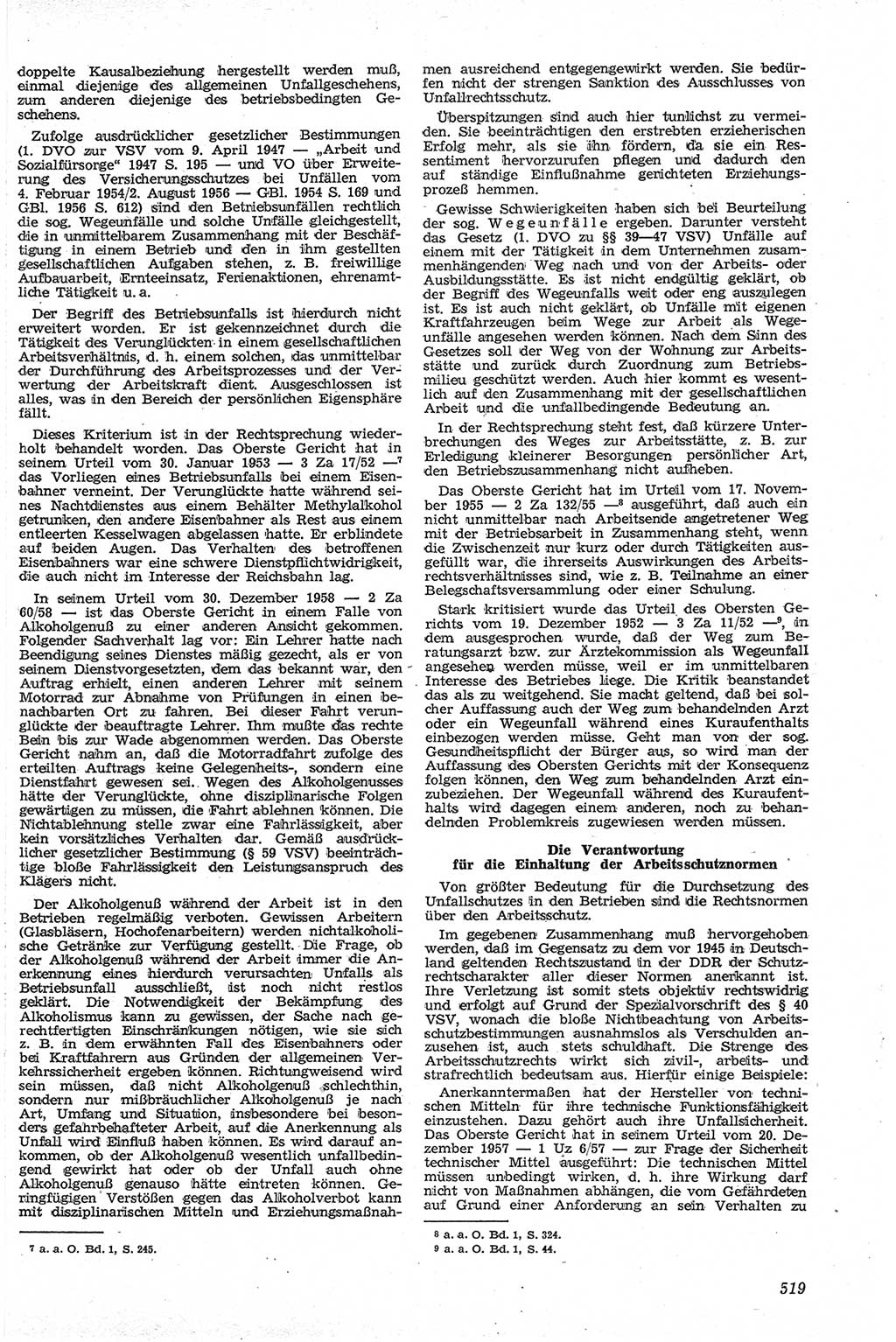 Neue Justiz (NJ), Zeitschrift für Recht und Rechtswissenschaft [Deutsche Demokratische Republik (DDR)], 13. Jahrgang 1959, Seite 519 (NJ DDR 1959, S. 519)