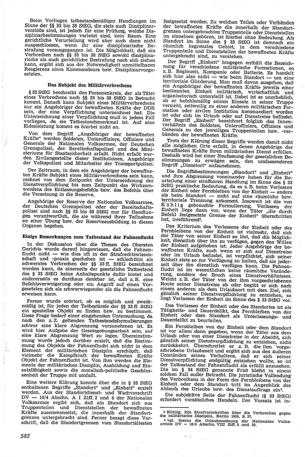 Neue Justiz (NJ), Zeitschrift für Recht und Rechtswissenschaft [Deutsche Demokratische Republik (DDR)], 13. Jahrgang 1959, Seite 582 (NJ DDR 1959, S. 582)