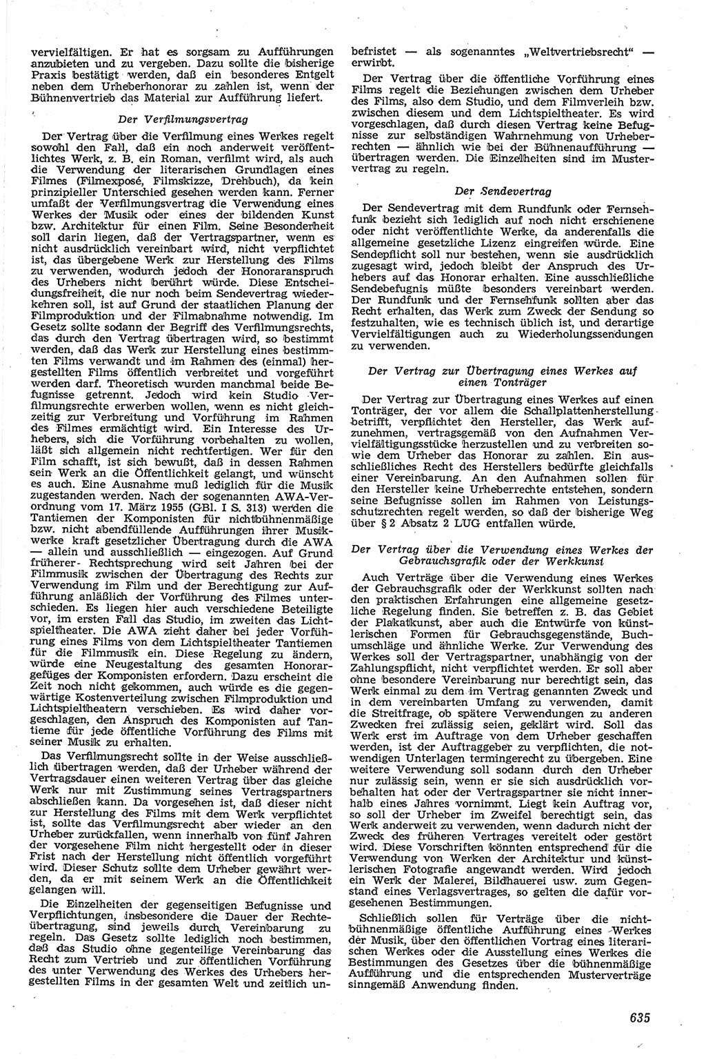 Neue Justiz (NJ), Zeitschrift für Recht und Rechtswissenschaft [Deutsche Demokratische Republik (DDR)], 13. Jahrgang 1959, Seite 635 (NJ DDR 1959, S. 635)