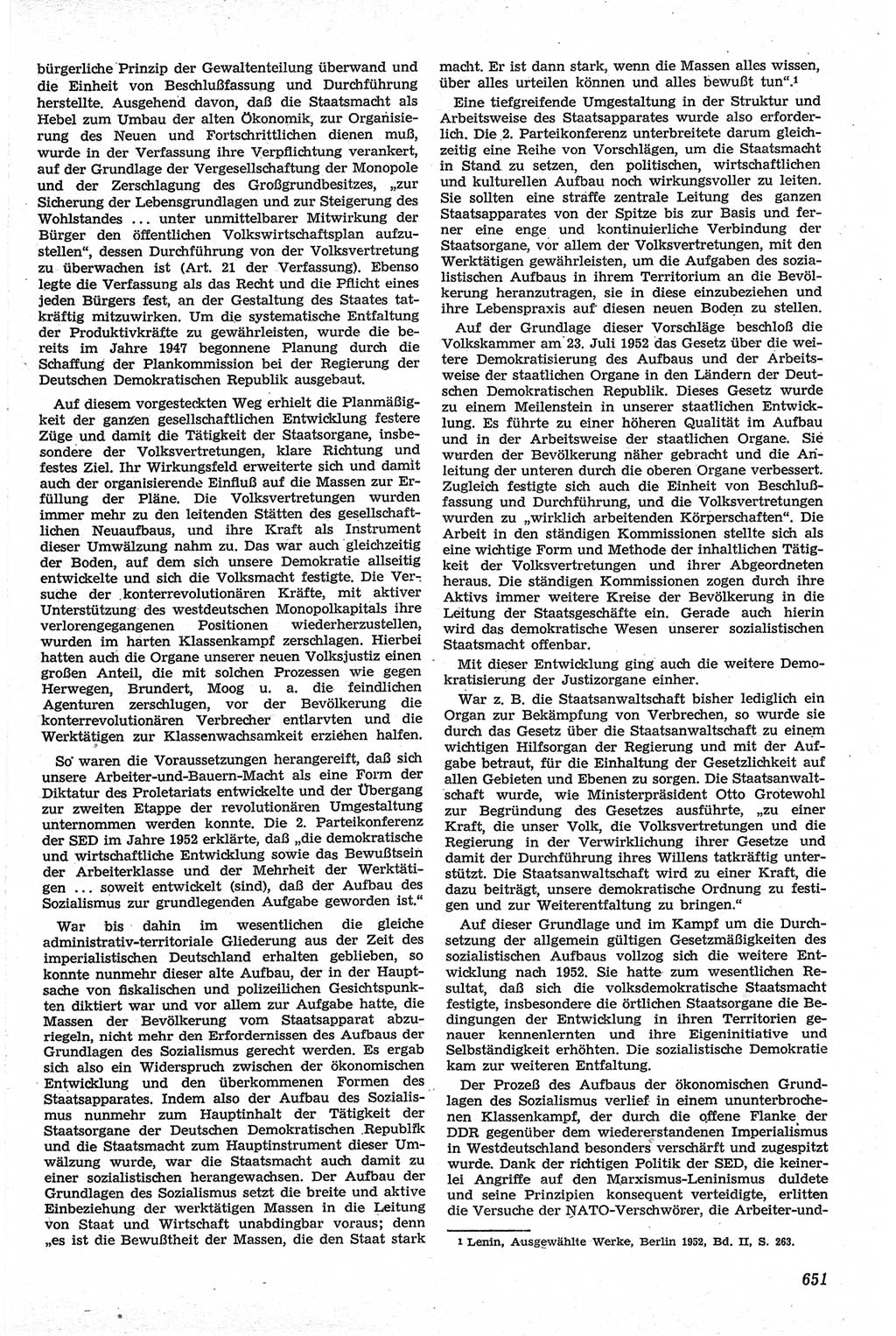 Neue Justiz (NJ), Zeitschrift für Recht und Rechtswissenschaft [Deutsche Demokratische Republik (DDR)], 13. Jahrgang 1959, Seite 651 (NJ DDR 1959, S. 651)